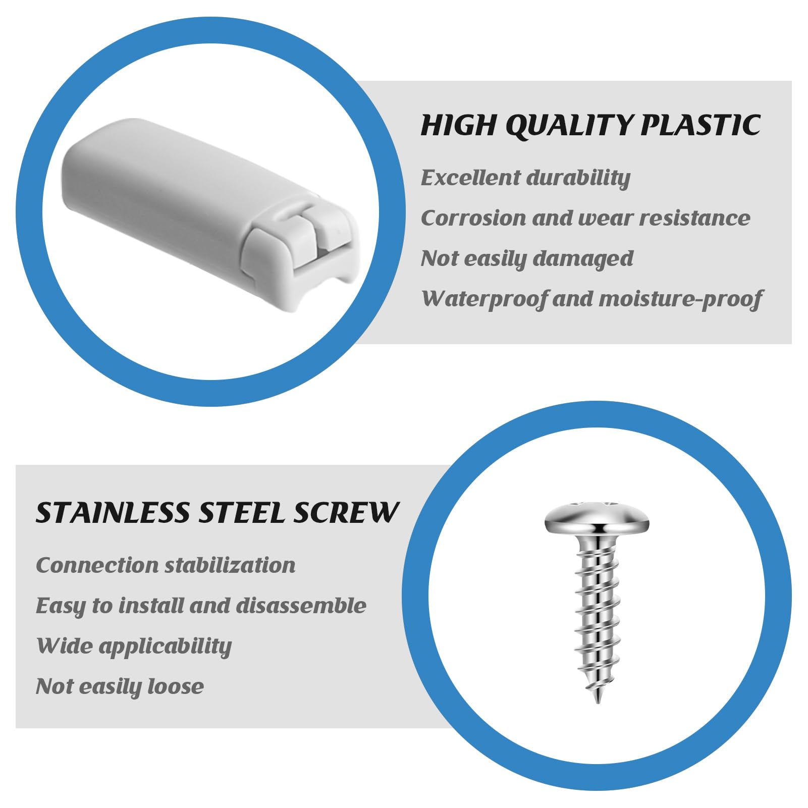 Lot De 8 Tendeurs Plissés, Support De Serrage Plissé, Supports De