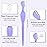 Mudder 21 Pcs Eyebrow Razor Eyebrow Shaver Facial Razor Multipurpose Face Trimmers with Precision Cover for Women Makeup Care Tools(Purple)