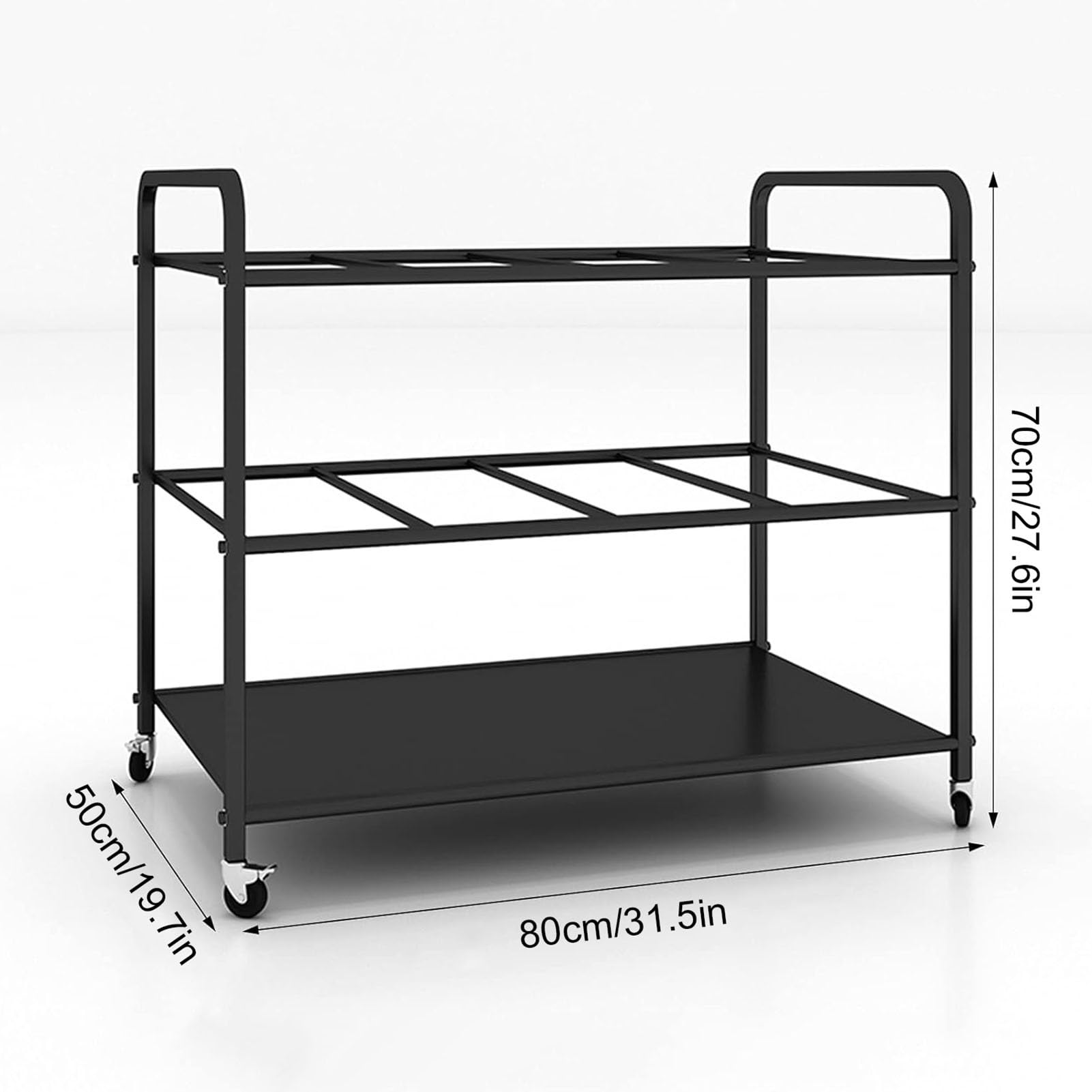 Cesta de almacenamiento para esterilla de yoga con ruedas para gimnasio en casa, perfecta para bloques de yoga, rodillos de espuma, bandas de resistencia, accesorios de ejercicio, solución de ahorro