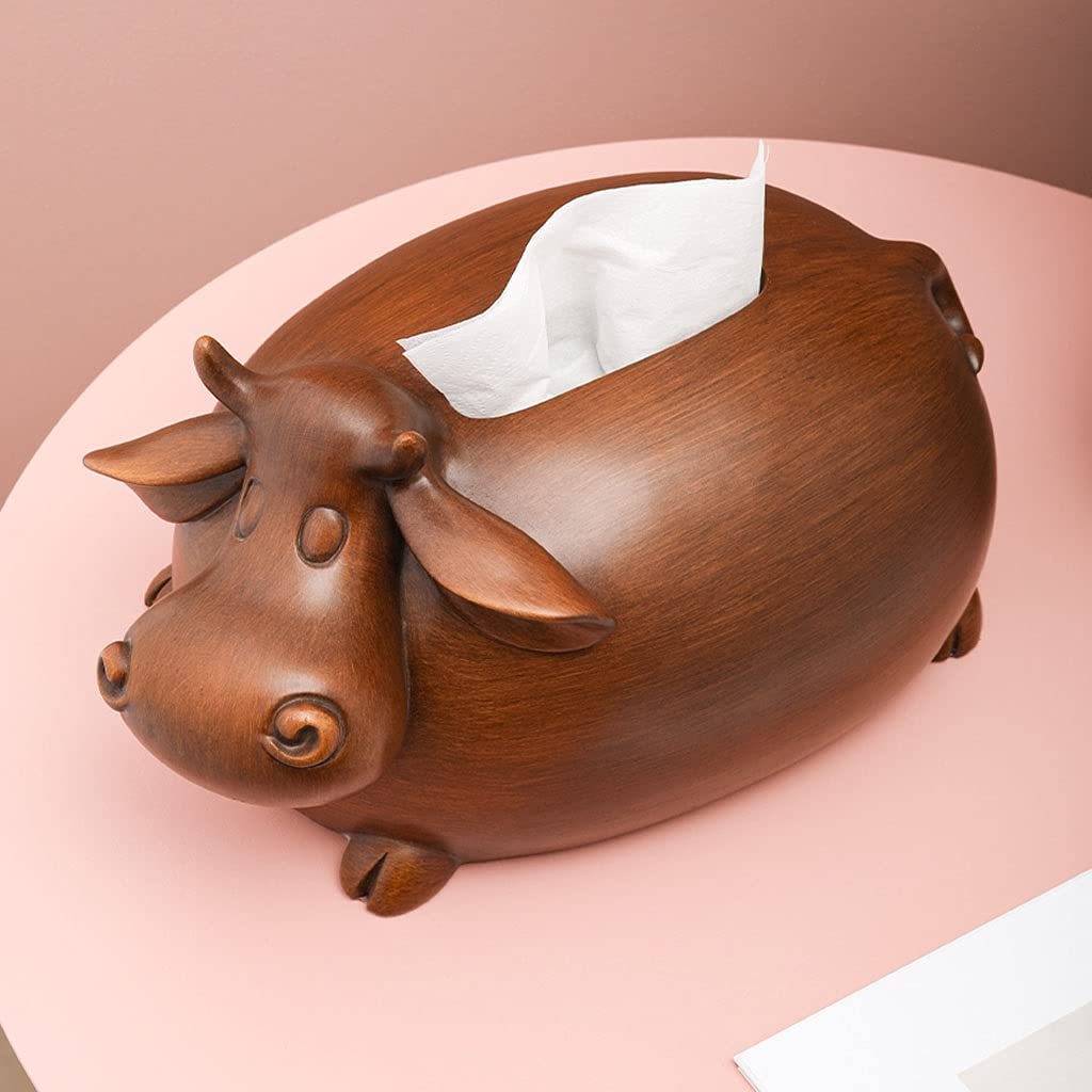 GHYUB Kosmetiktücherbox,Tissue Dispenser Box Cover Serviette-Halter-Organisator,Staubdicht Taschentuchbox Feuchttücher Spender,Servietten Aufbewahrungskoffer, Taschentuchhalter für Zuhause Büro Auto