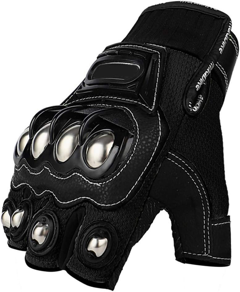 Steel Outdoor Knuckle Motorcycle Motorbike Powersports Safety Gloves (X-Large, Touch Screen)
