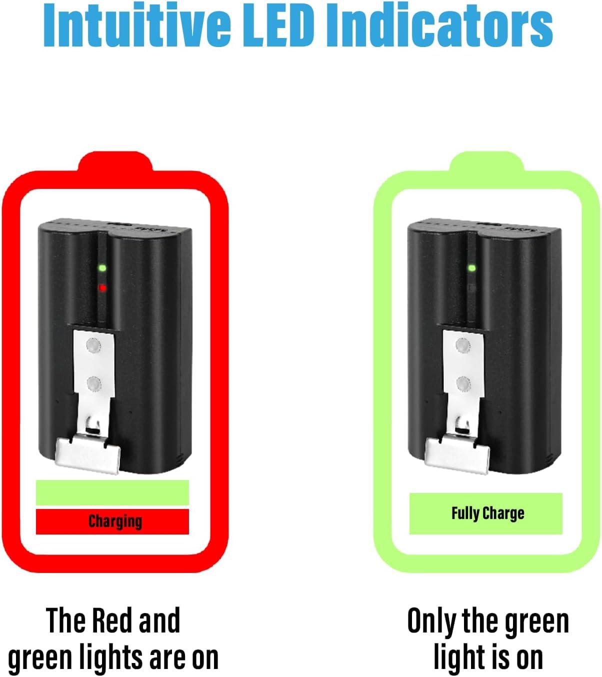 6040mAh Batterie de Remplacement Avec Station de Charge pour Ring Doorbell Caméra 2/3/4, Caméra Spotlight et Caméra Stick Up, Batterie Lithium-ion Rechargeable Caméra (2 batteries + station de charge)