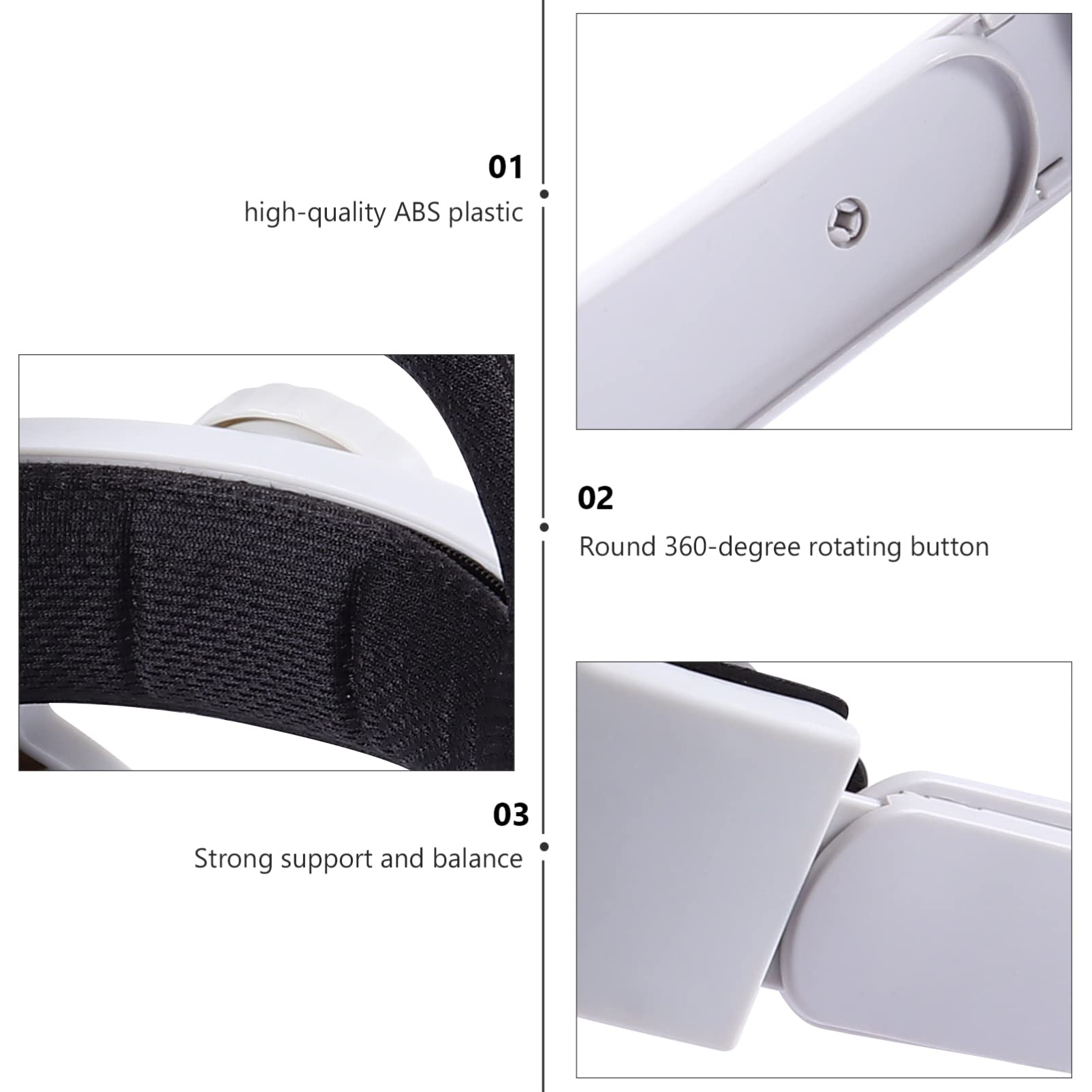 Mobestech Bandeau pour Casque VR Sangle Réglable Confortable Bandeau De Protection Accessoires pour Casque VR