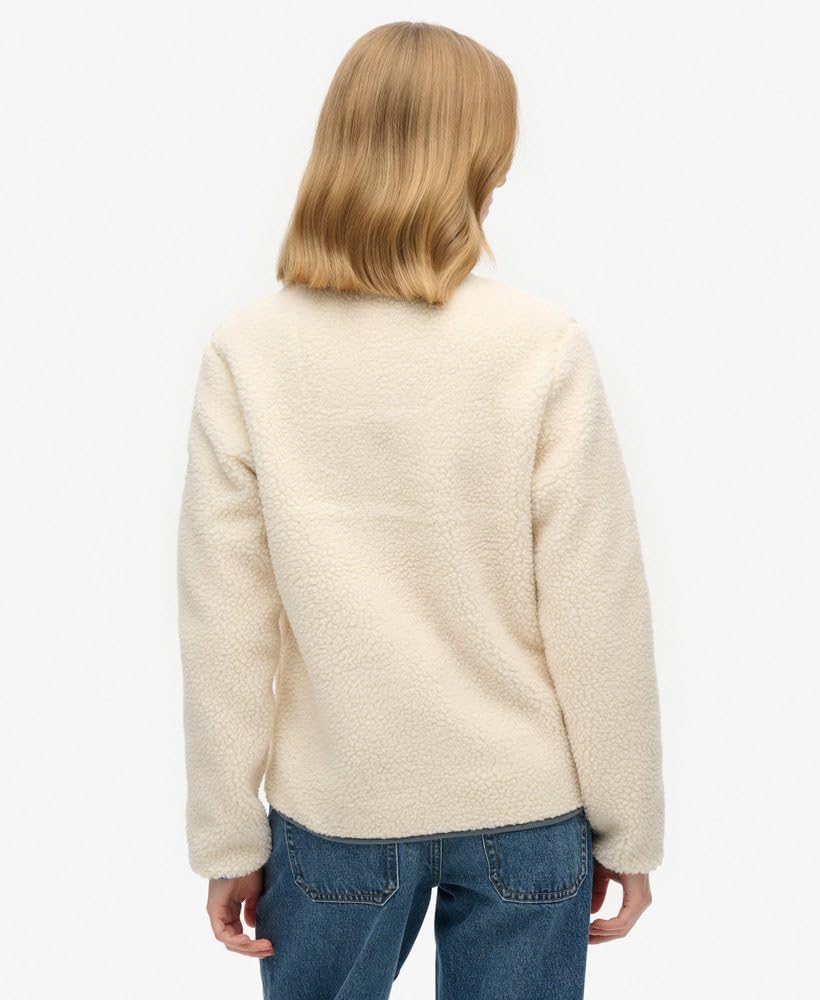 Superdry Damen Outdoor Sherpa-Fleecejacke