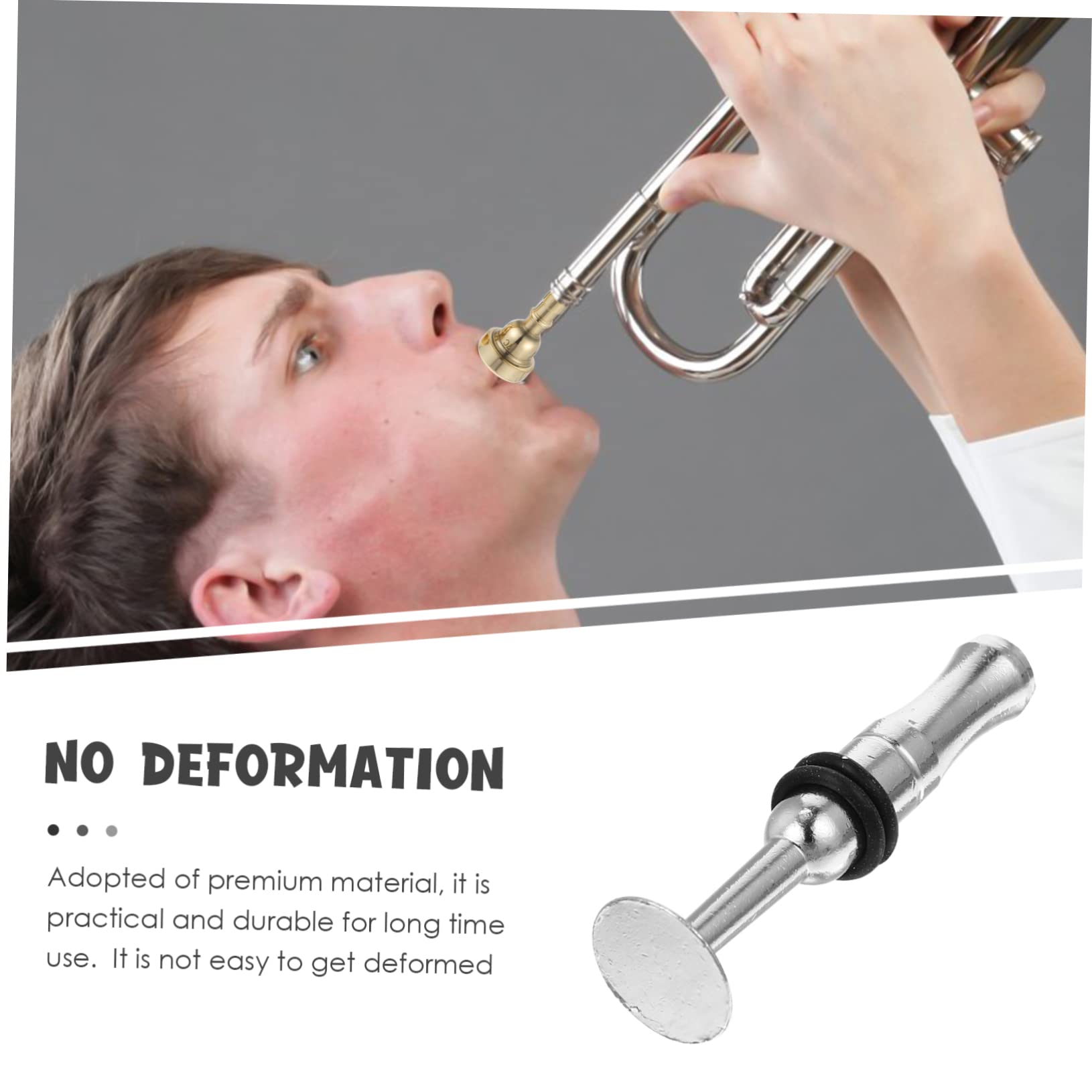 ifundom Portable Clarinet Trombone Parts Sturdy Mouthpiece Practice Device for Musicians