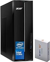Acer 2025 Aspire Desktop PC: Intel Celeron N4505, 8GB RAM, 512GB SSD + 500GB HDD, Windows 11, Dual 4K Support, Quiet Tower