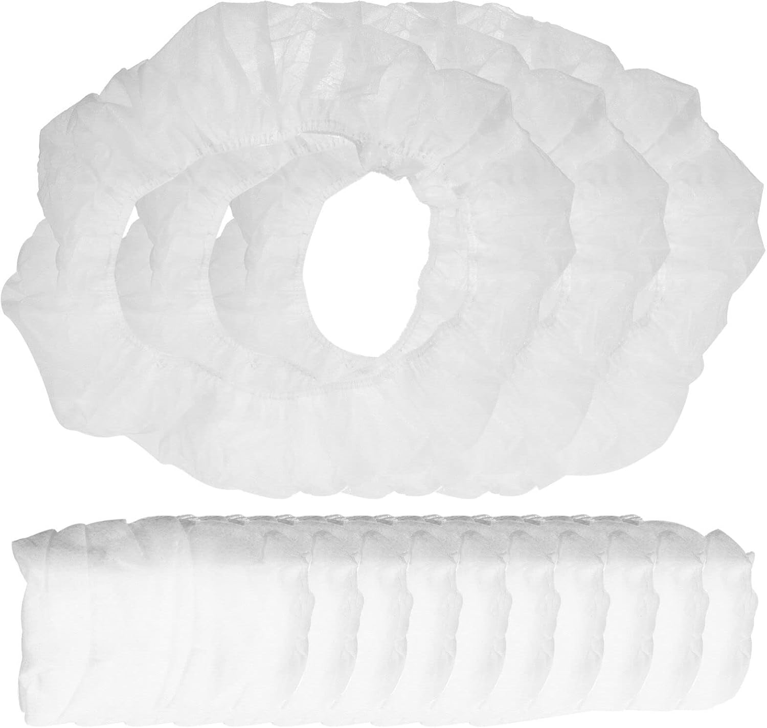 BESPORTBLE Portable Toilet Seat Covers 50 Pack Round Disposable Soft Travel Potty Training Covers for Adults Boys and Girls Toddlers