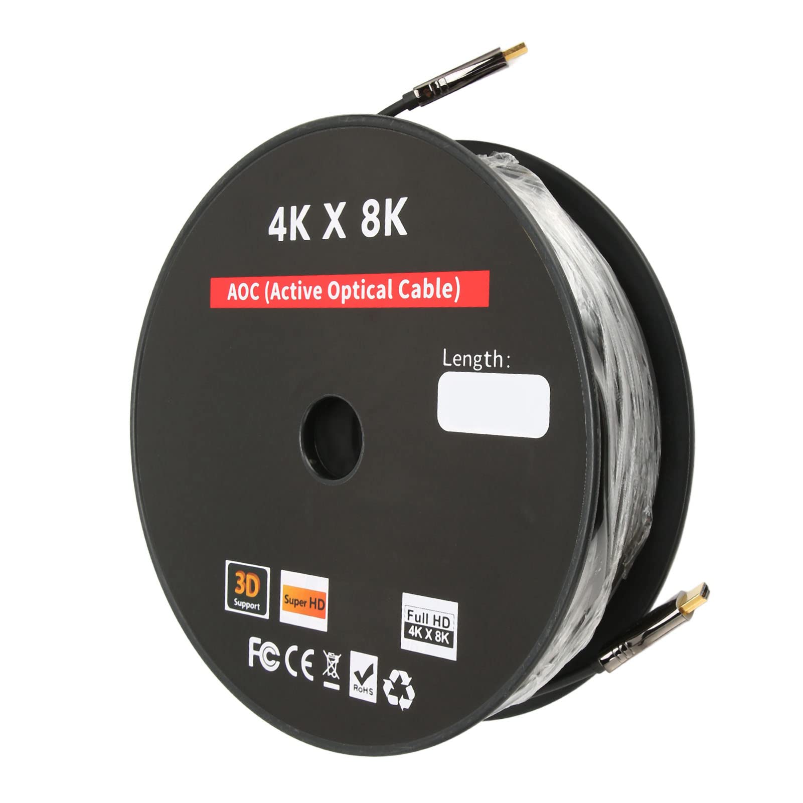 Kabel Interfejsu Multimedialnego 4K światłowodowy HD Transmisja światła dla Telewizora HDTV, Konwersja Sygnału 18 Gb/s, rozdzielczość 4K, dla Kina Domowego (90)