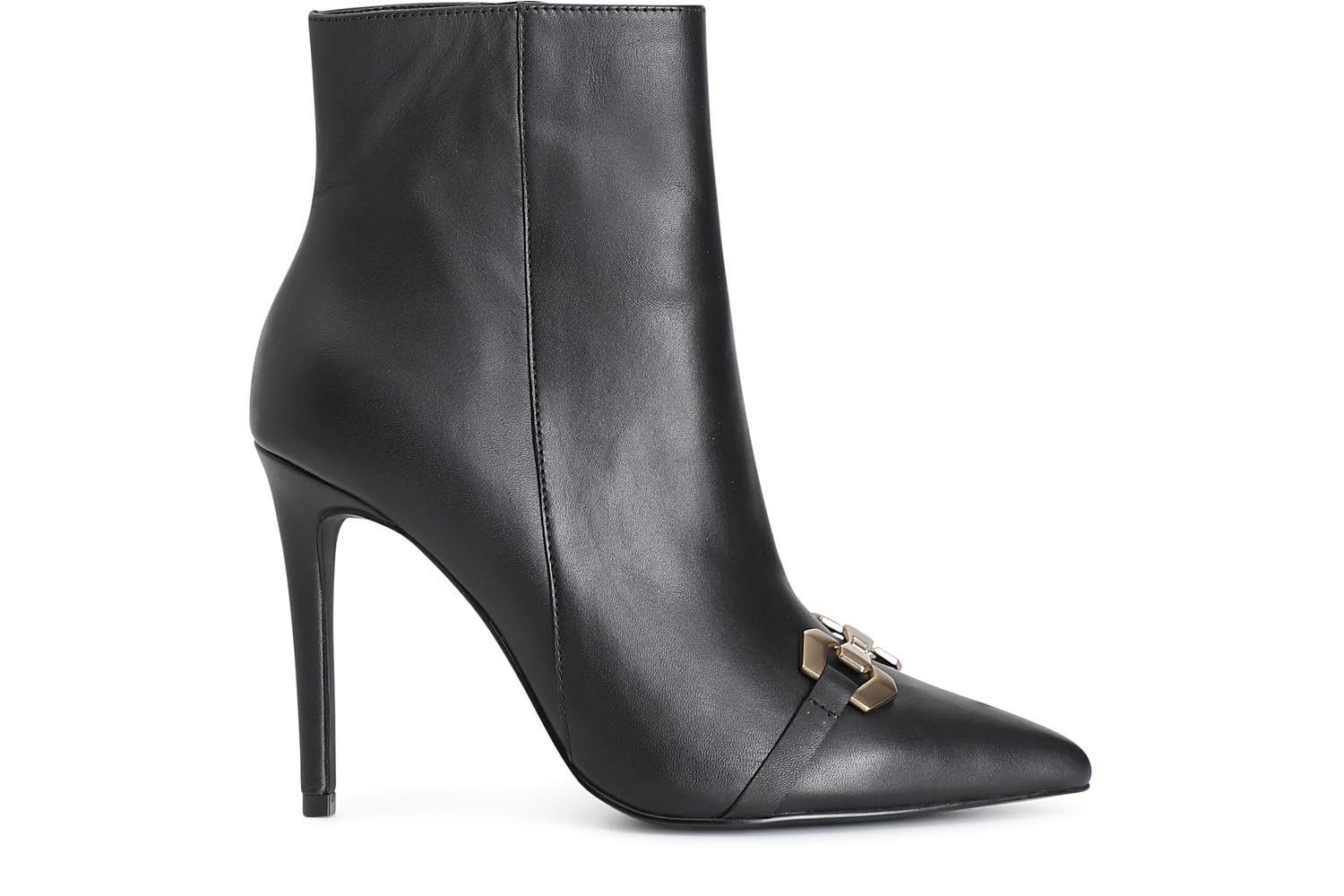 CafèNoir - Botín De Piel Para Mujer Con Accesorio, Para Mujer, Color