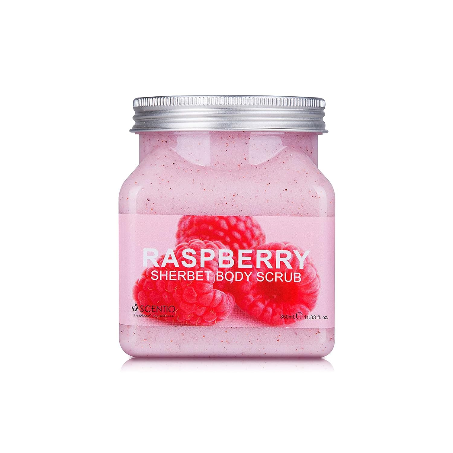 SCENTIO RASPBERRY PORE MINIMIZING SHERBET SCRUB 350 ML.