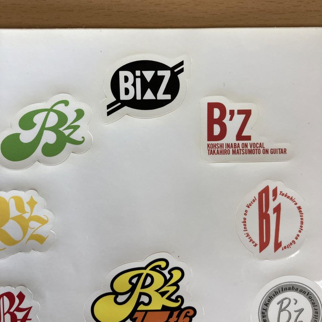 Amazon.co.jp: B'z ロゴ オリジナルステッカー2枚セット : おもちゃ