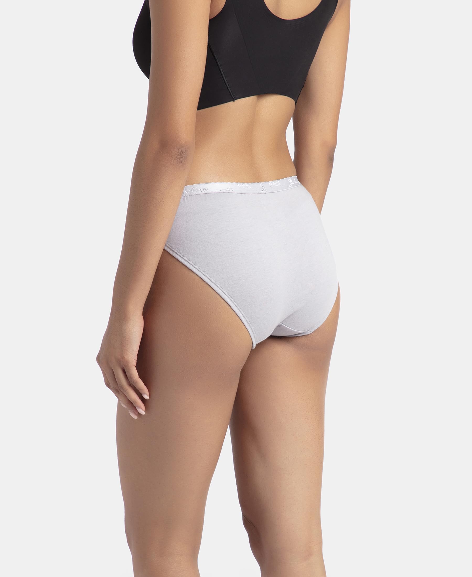 Jockey Women's Cotton Bikini (Pack of 3) (1525_Light Assorted_M_Light Assorted_M) - Image 10 thumbnail