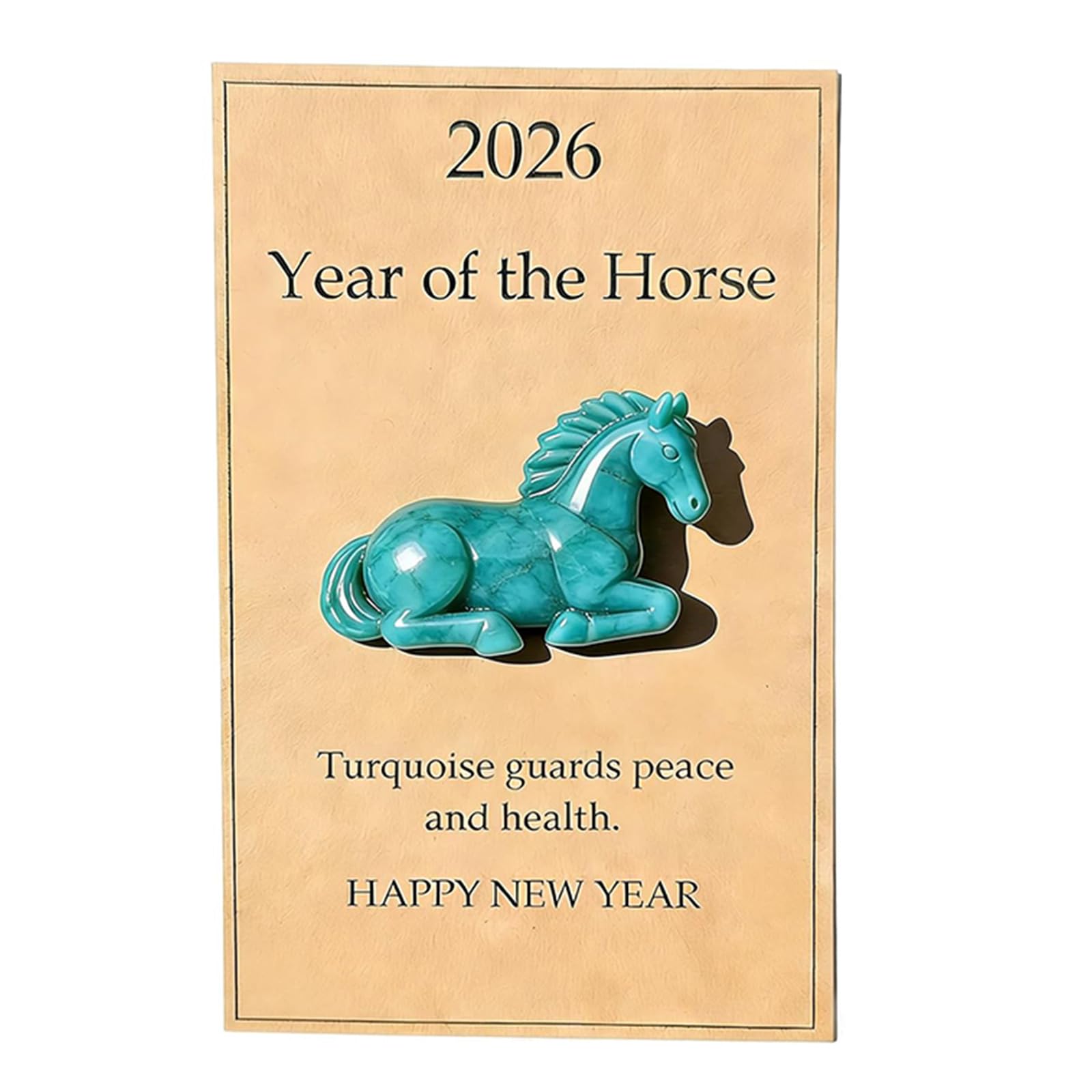 Style E Lucky Crystal Horse Figurine 2026 - Clear Amethyst Green Resin Year Of The Horse Statue, Good Luck Mascot Ornament, New Year Zodiac Desk Decor, Symbol Of Strength, Wisdom & Success