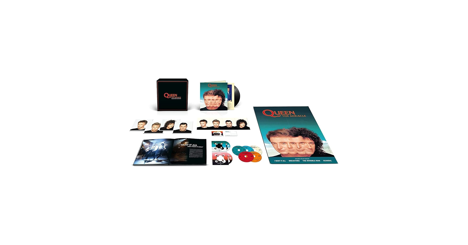 クイーン　ザ・ミラクル コレクターズ・エディション (限定盤) Amazon.com: The Miracle (Collector's Edition Box Set)[2 CD