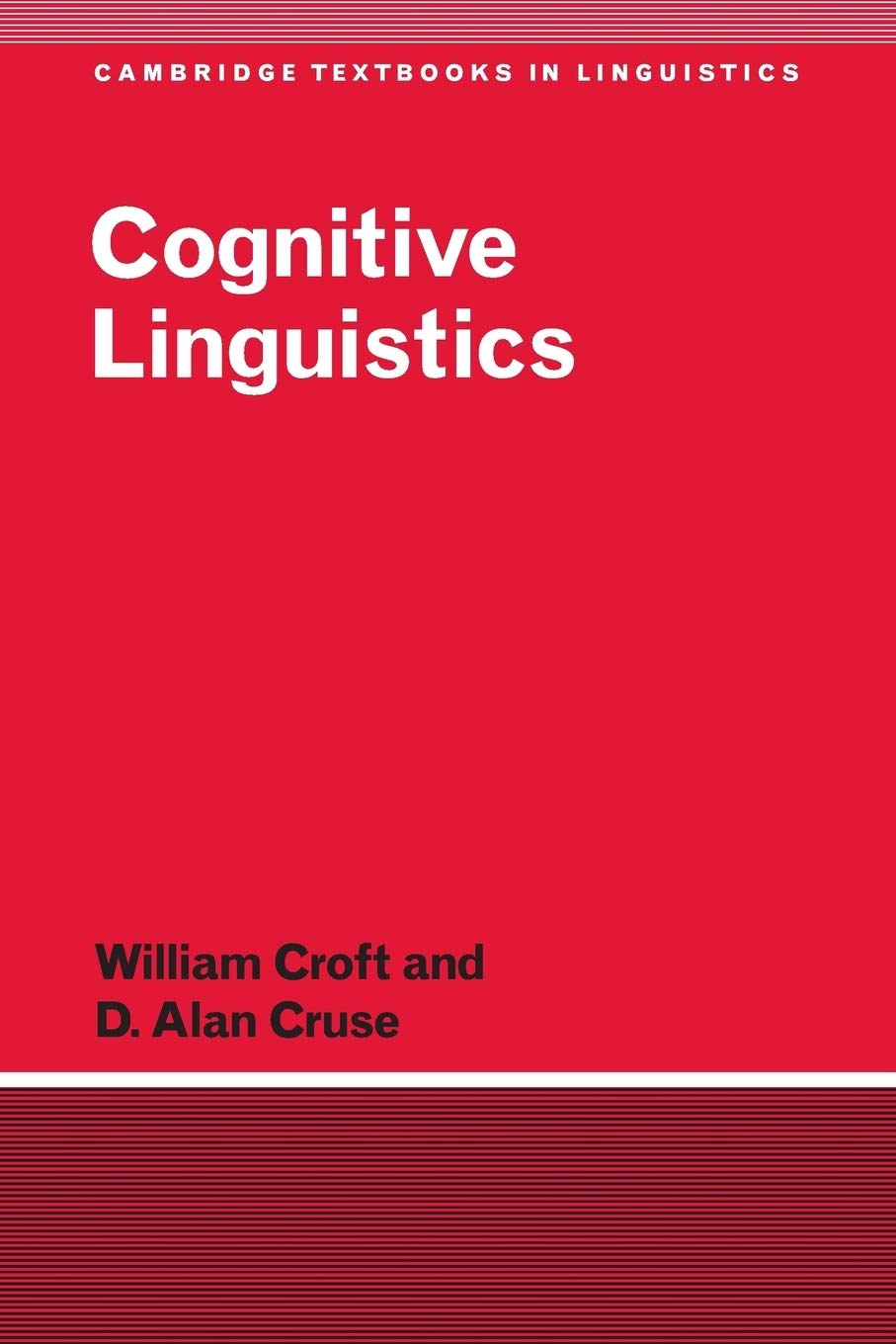 Amazon | Cognitive Linguistics (Cambridge Textbooks in Linguistics