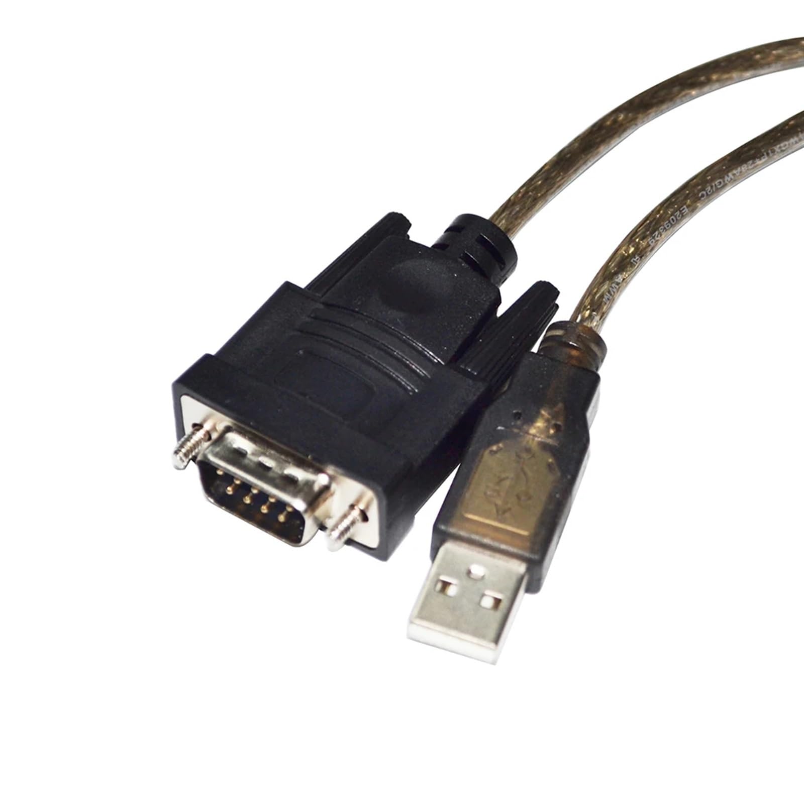 USB do RS232C D-SUB 9-pinowy DB9 męski adapter konwerter szeregowy kabel komunikacyjny wsparcie WIN7/8/10/CE/MAC/VISTA/LINUX (3 metry, szary)