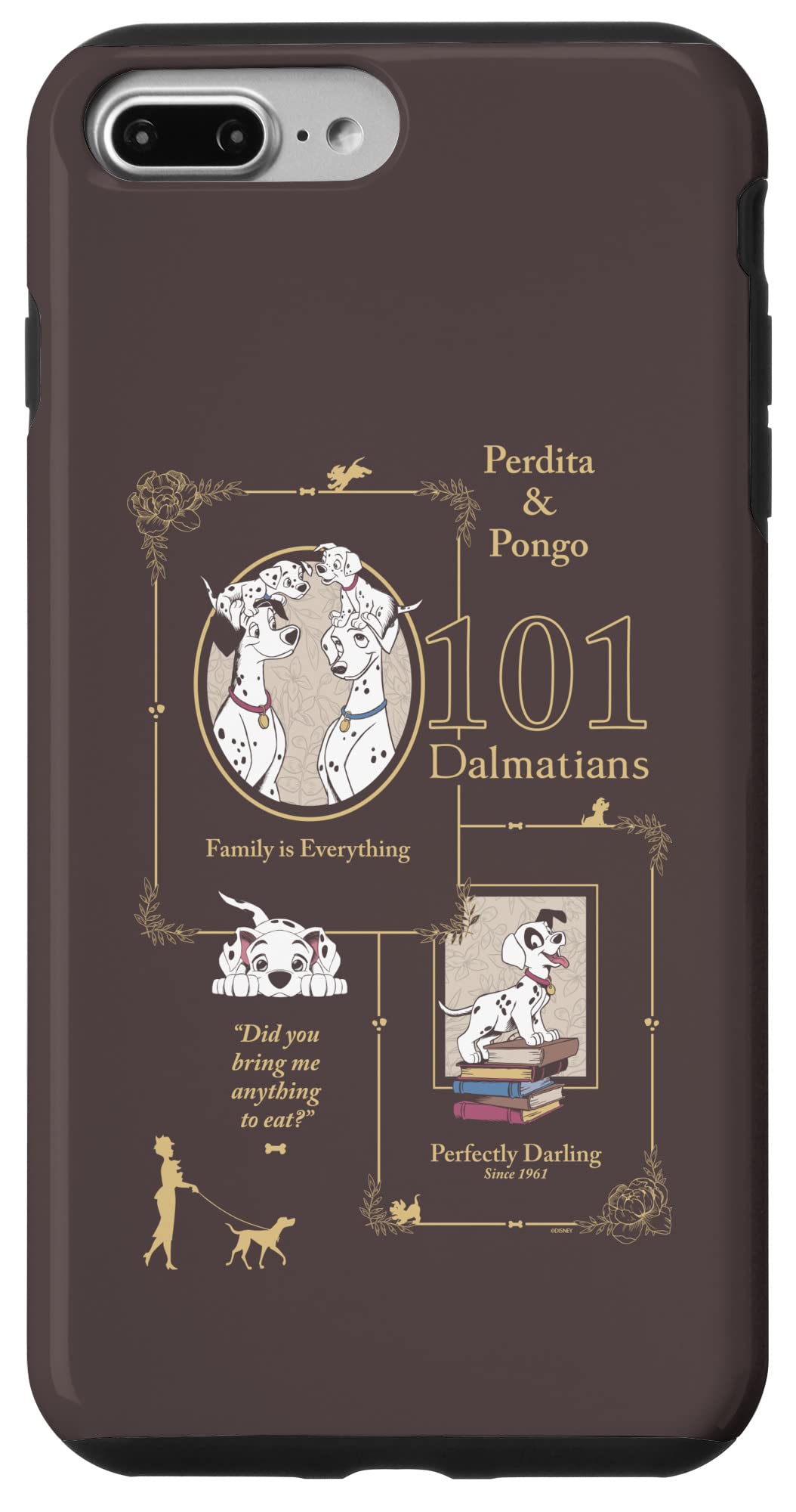 Coque iPhone 7 Plus / 8 Plus Disney 101 Dalmatiens Perdita et Pongo - 4