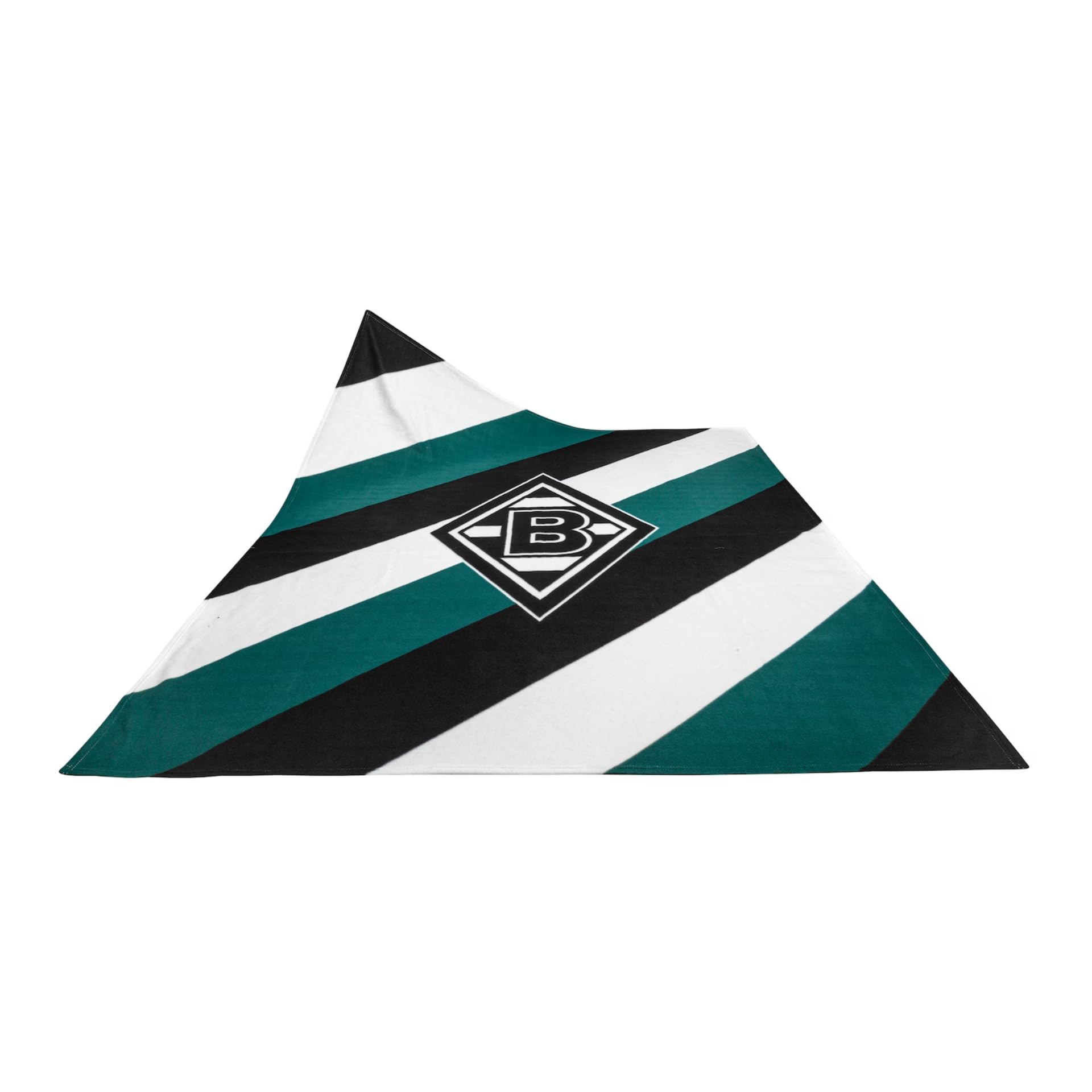 Borussia Mönchengladbach Fan-Bundle Kissen & Fleecedecke | Offizieller Fanartikel Fohlenshop | Vereinslogo auf Kissen und Decke, 40 x 40 cm, 130 x 170 cm