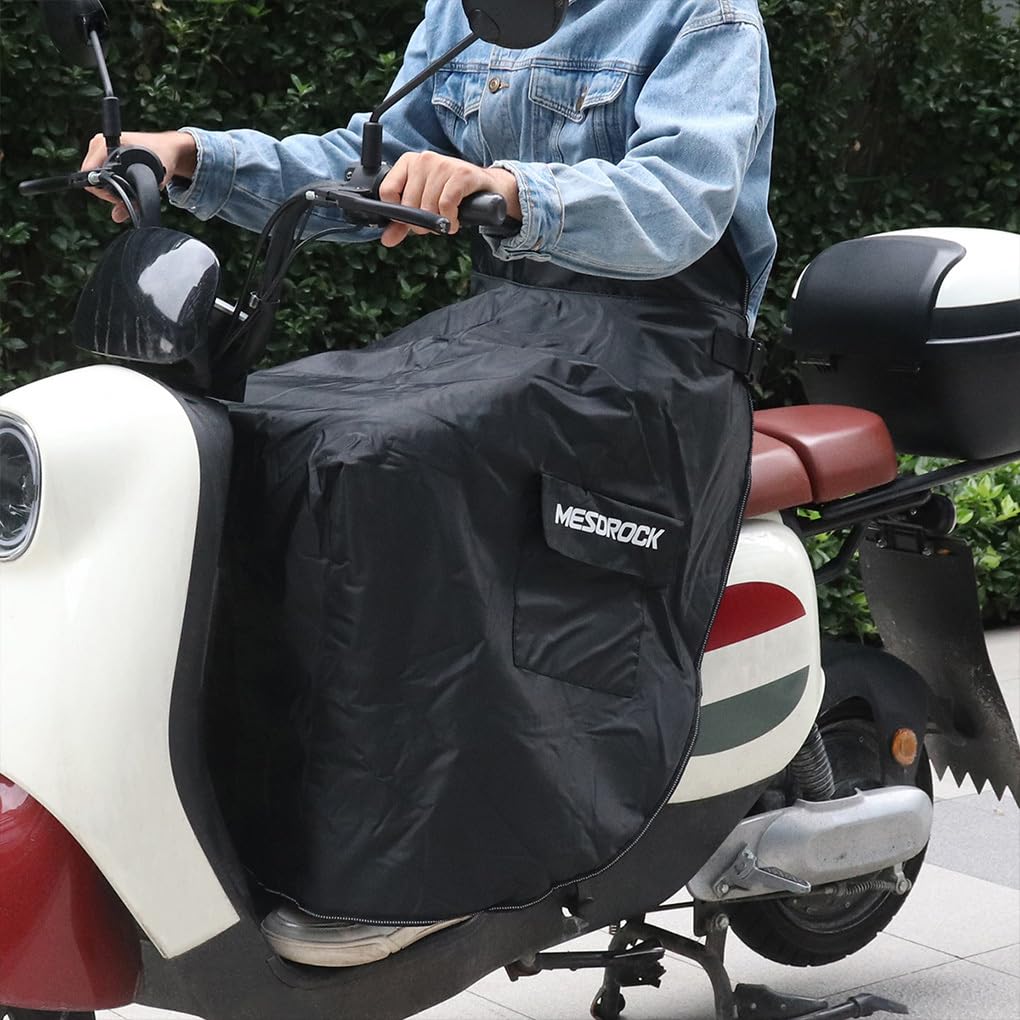 Coprigambe per moto, facile da usare, affidabile, per pendolari che affrontano viaggi quotidiani al freddo, coprigambe per moto e scooter, Corto