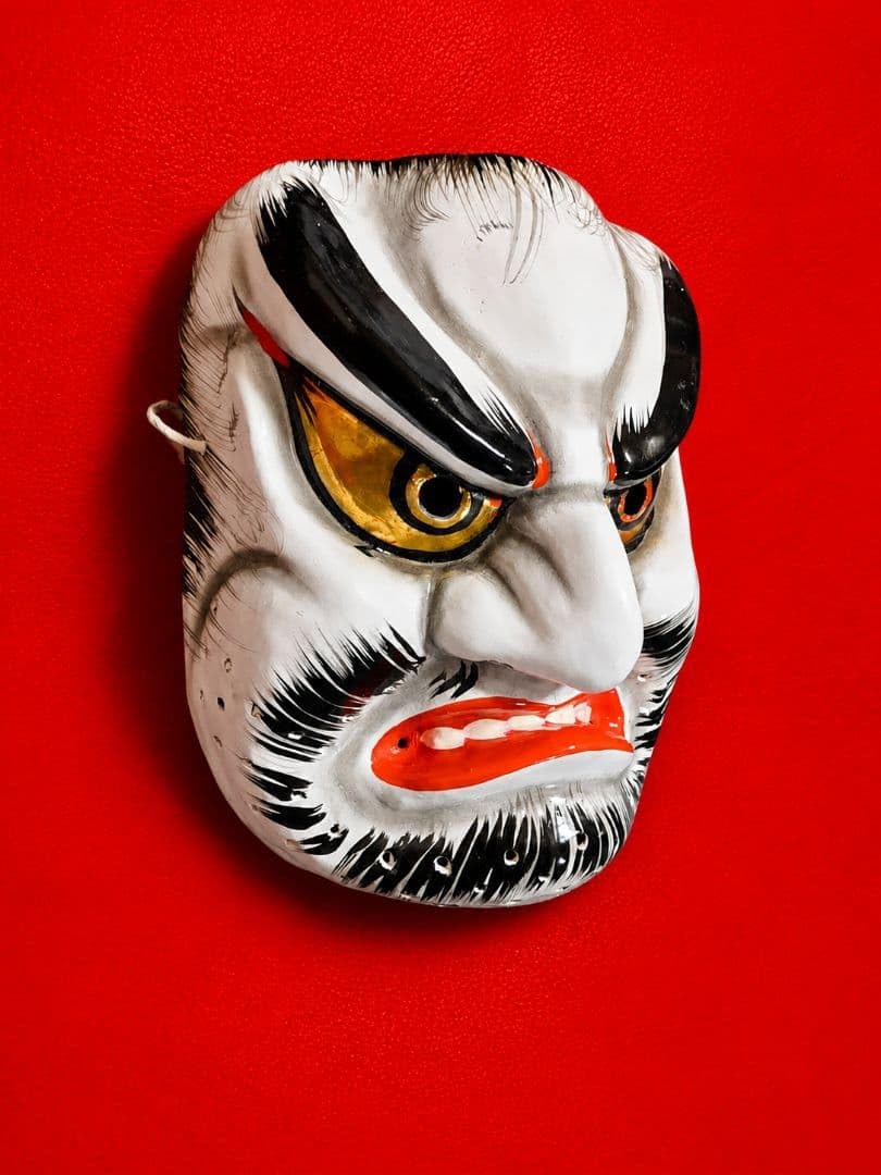 神楽面・創作面・工芸品・男神 Amazon.co.jp: 神楽面 石見神楽面 伝統工芸品 : おもちゃ