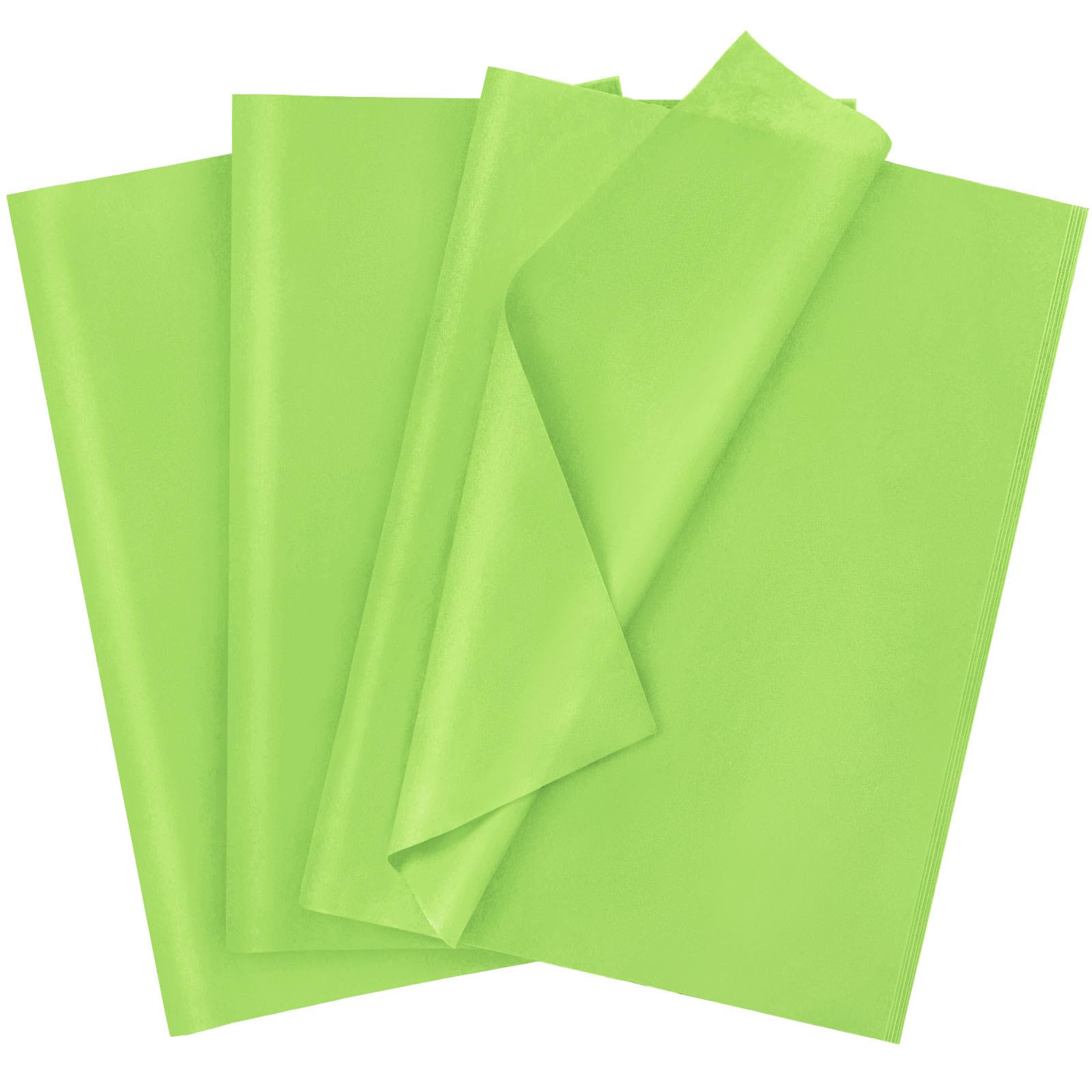 120 Sheets 14 x 20 Inch Lime Green Tissue Paper for Gift Bag