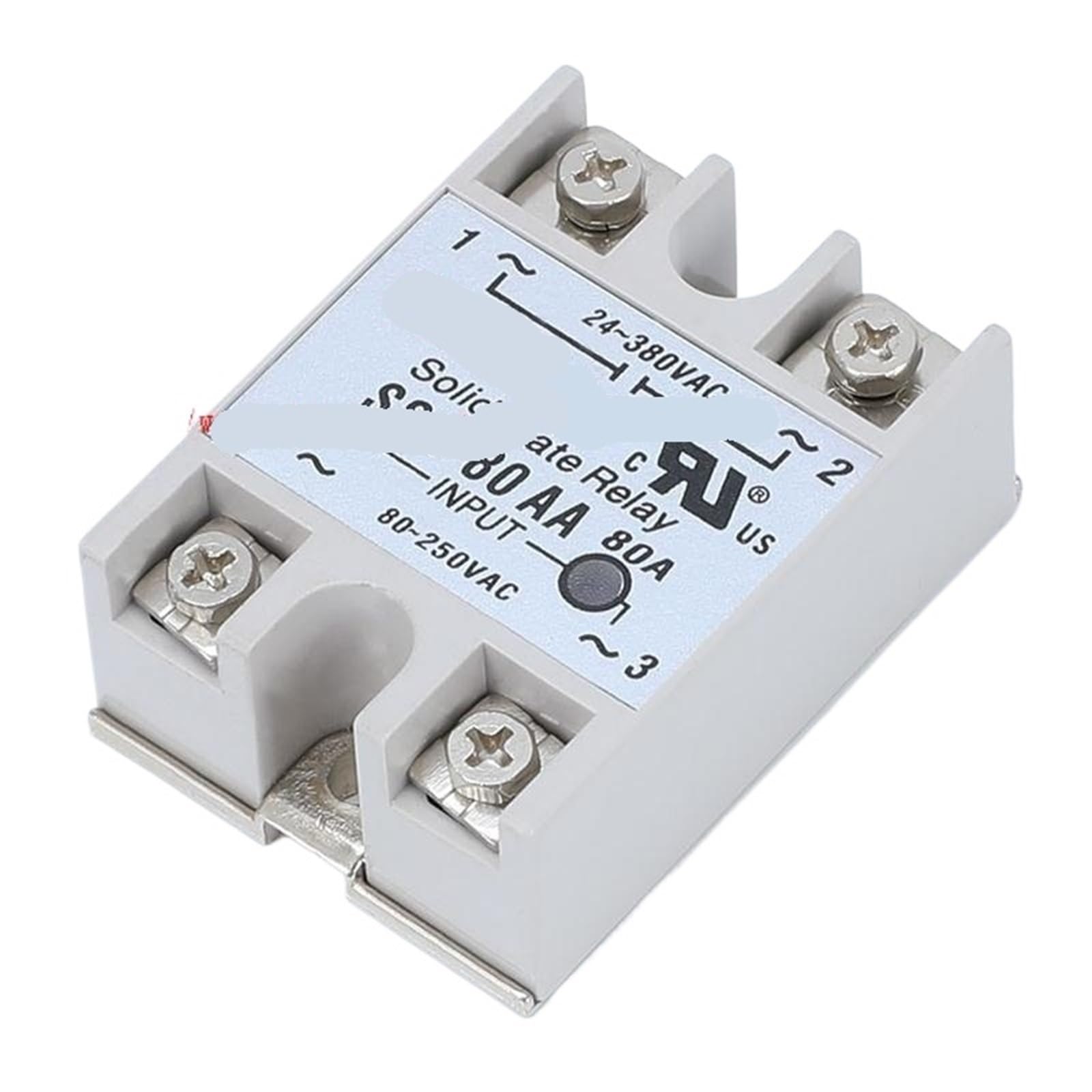 Relais statique monophasé SSR-80AA de 80A pour contrôle AC AC en lot de 10 pièces