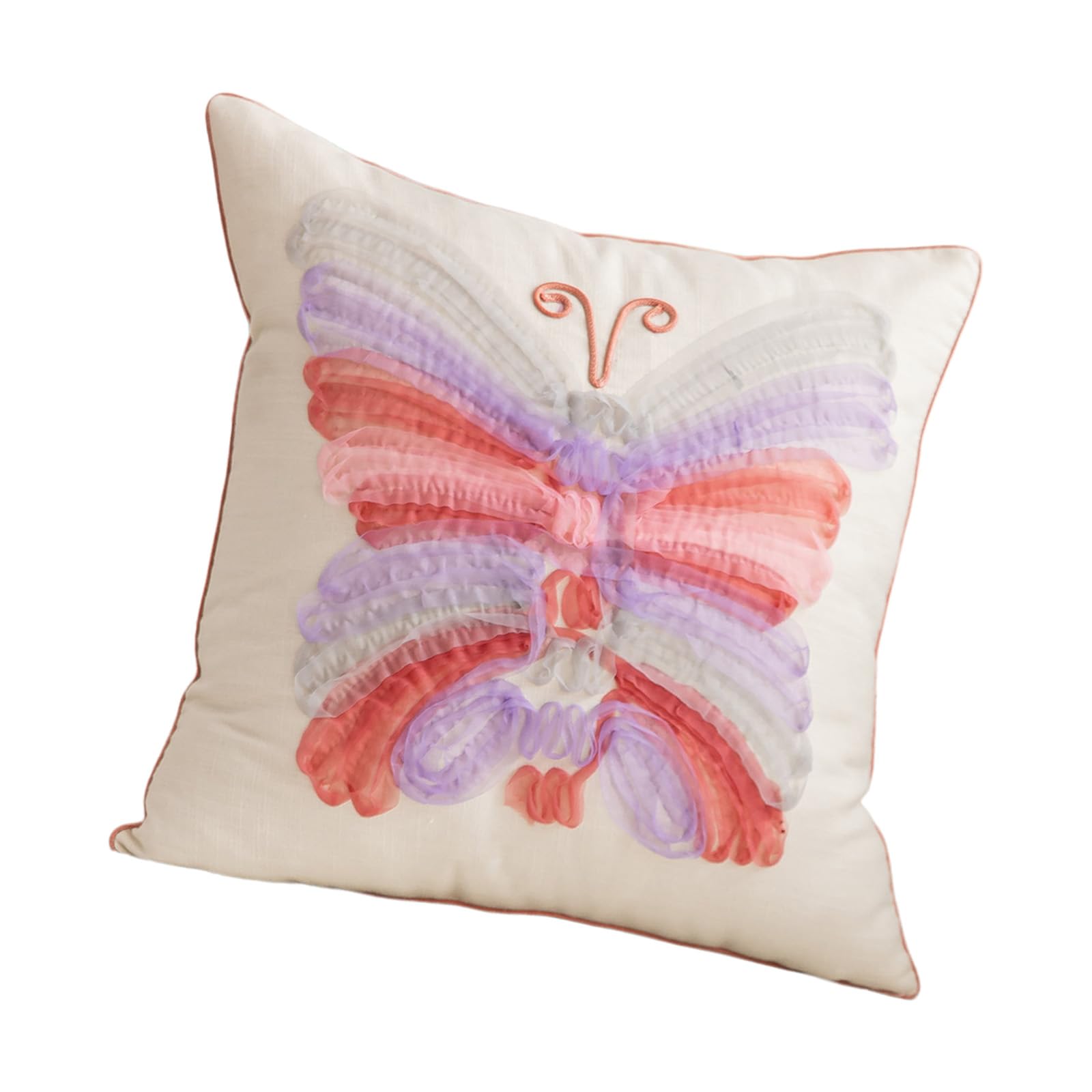 SHINLHUA Embroidery Pillowcase Cotton Square Throw Cushion Cover Home Decoration Unique Design Pillowcase