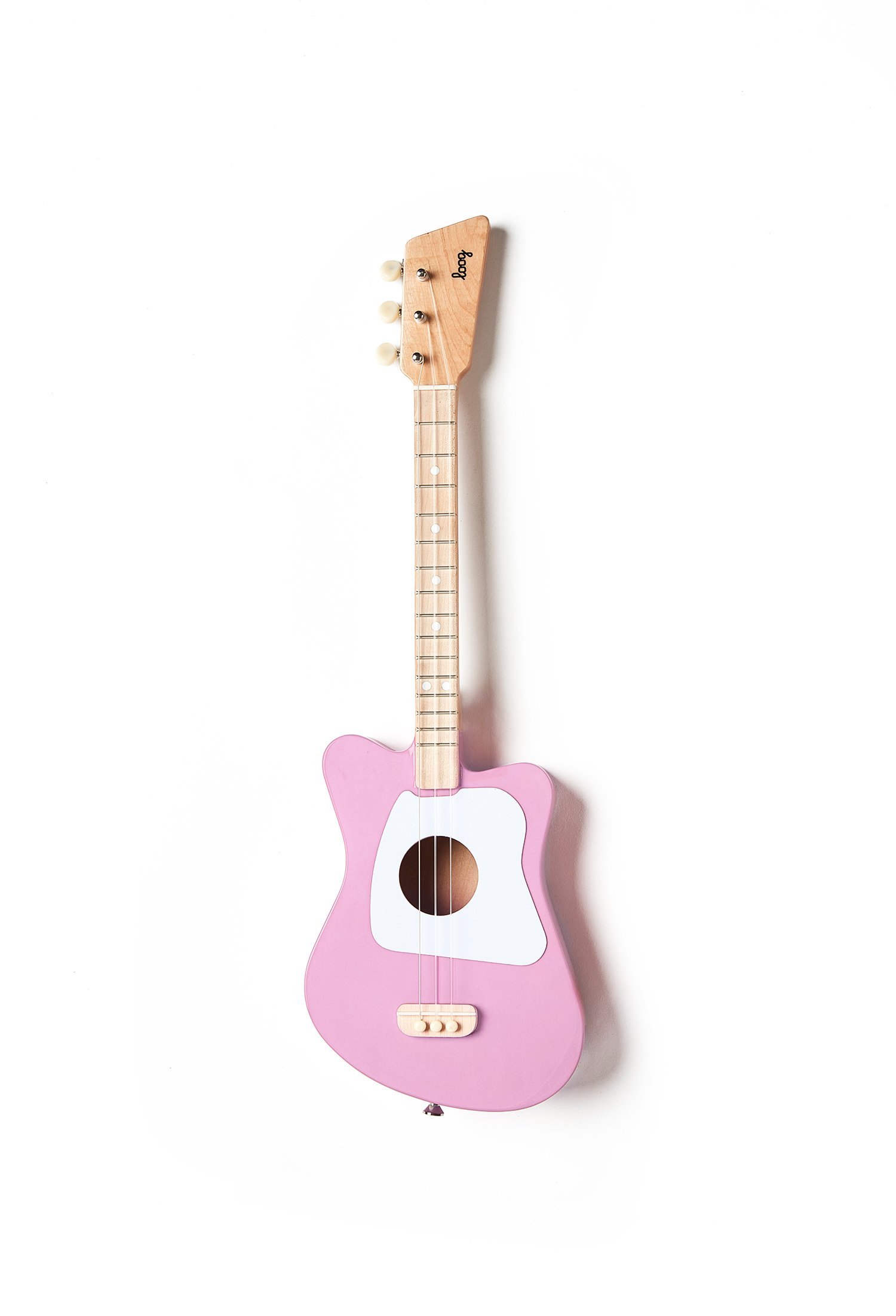 Loog Mini Acoustic Guitar for Children and Beginners, (Pink)