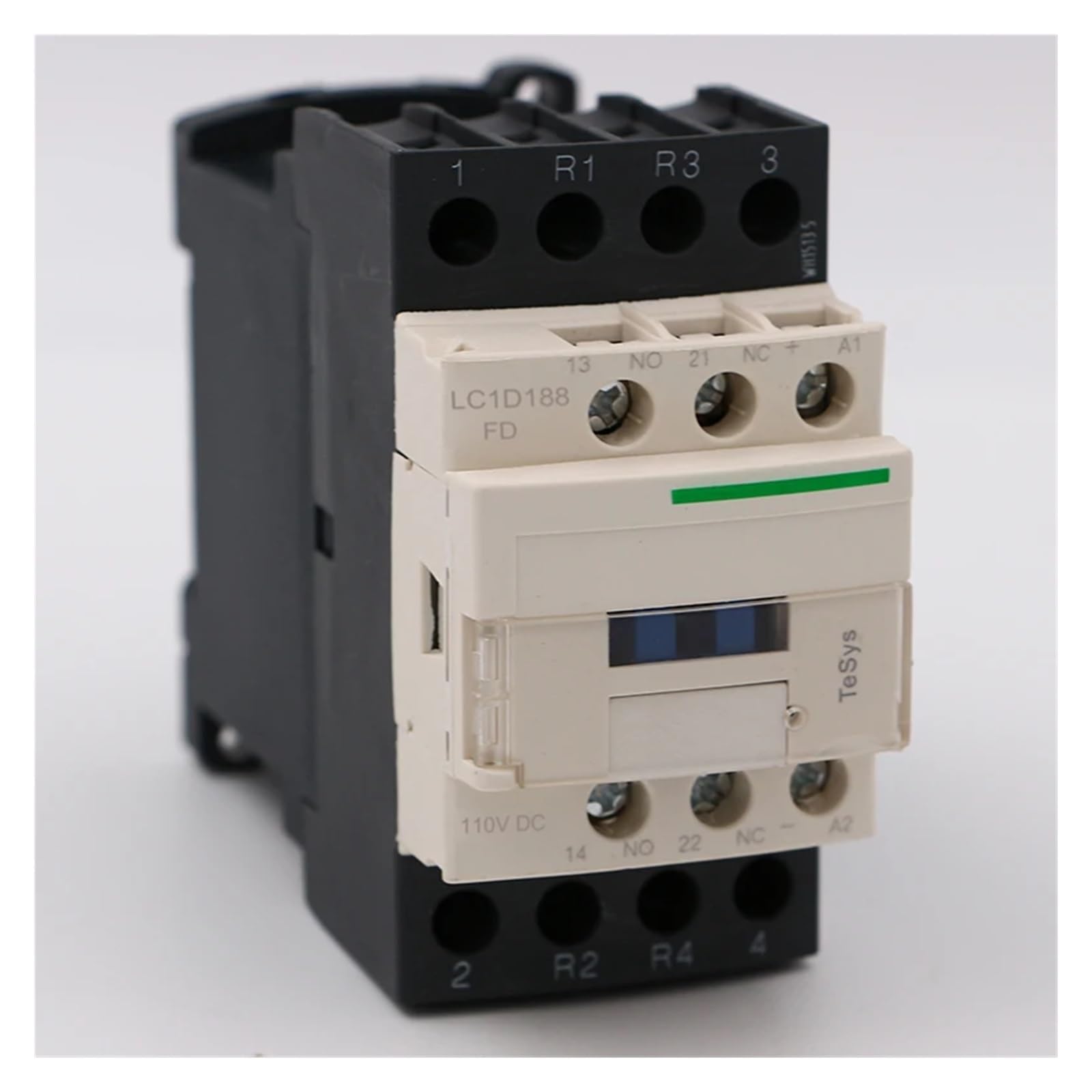 PEQYUACTE LC1D188FD DC electromagnetic contactor 4P 2NO+2NC LC1-D188FD 32A 110V DC Coil