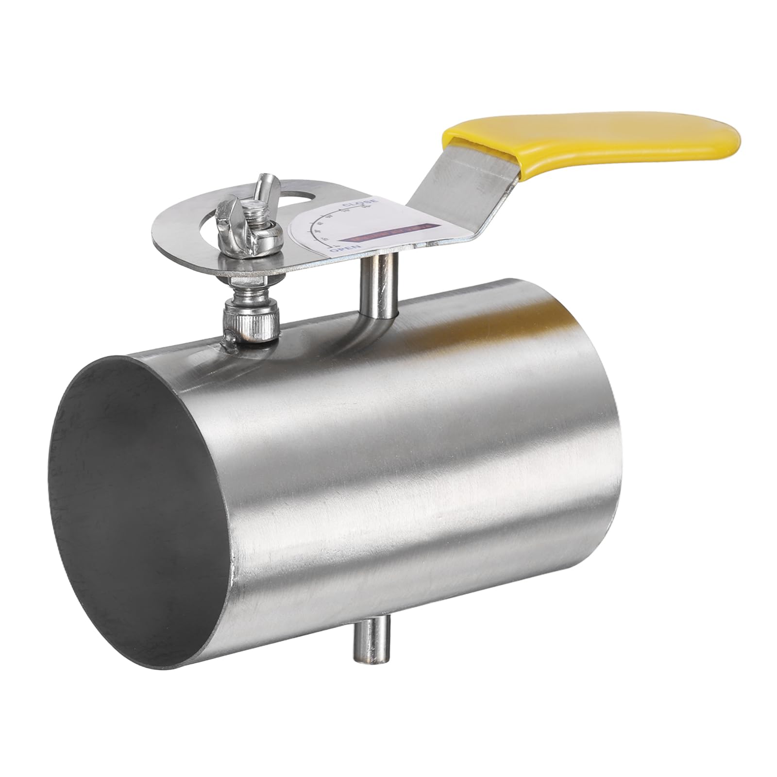 Clapet anti-retour de conduit rglage manuel en acier inoxydable pour bouches d'extraction
