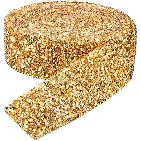 Crystal Rhinestone Ribbon for Crafting and Decorations Cover