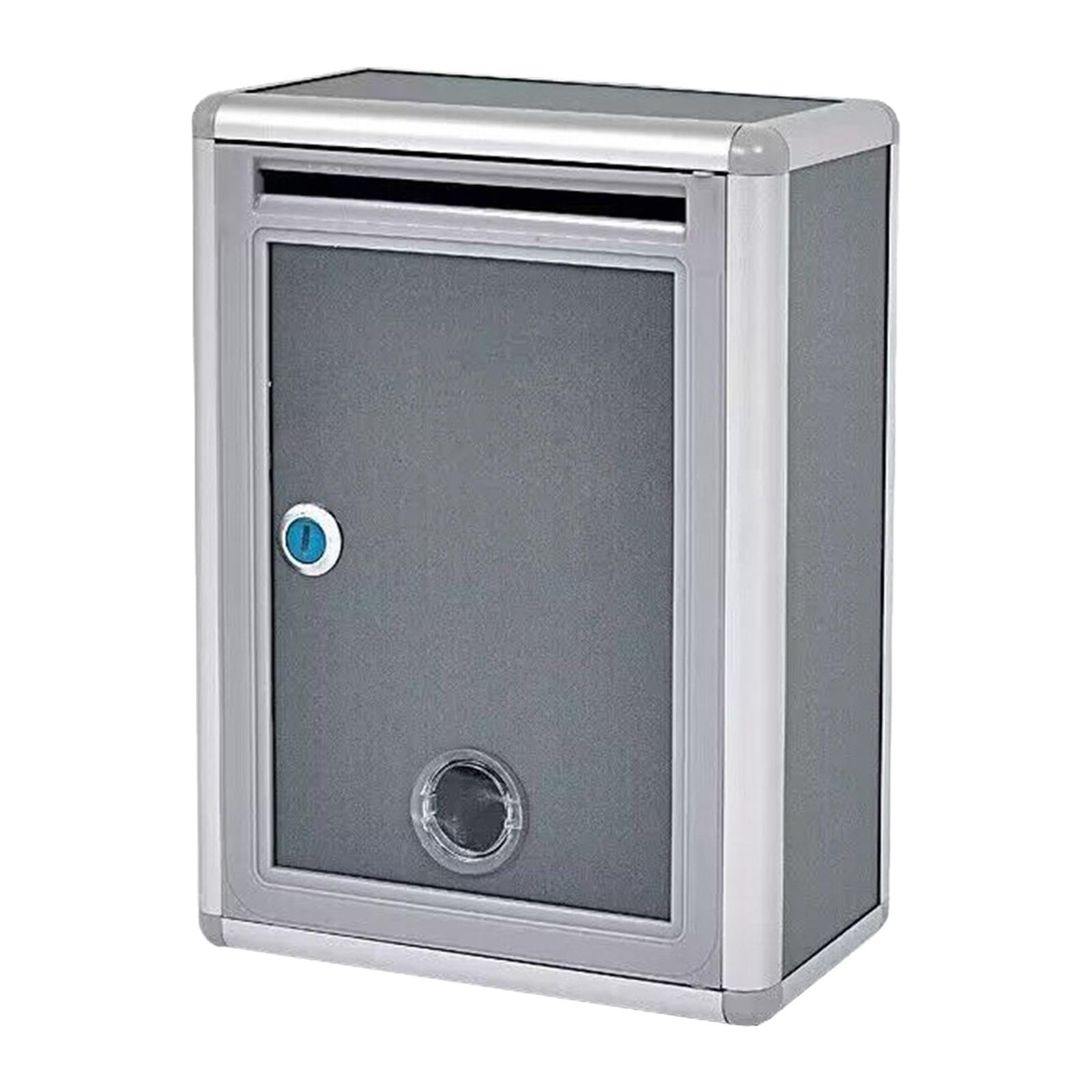 LR Decor E-Shop Locking Wall Mounted Mailbox Metal Vertical Postbox Lockable Mailbox-image-20