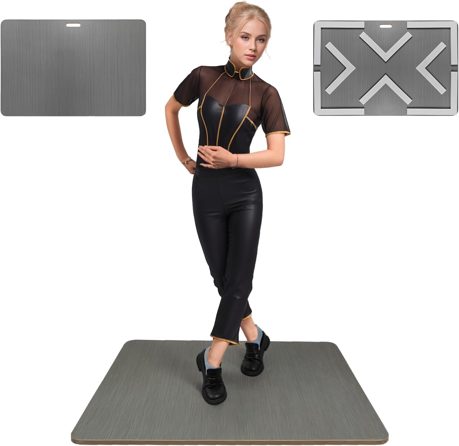Tap Board for Tap Dancing Portable Tap Dance Board - Ideal for Dancers Home & Outdoor, Portable Stage Platform, Versatile Dance Floor Tiles - Pro-Quality Tap Dancing Practice Board