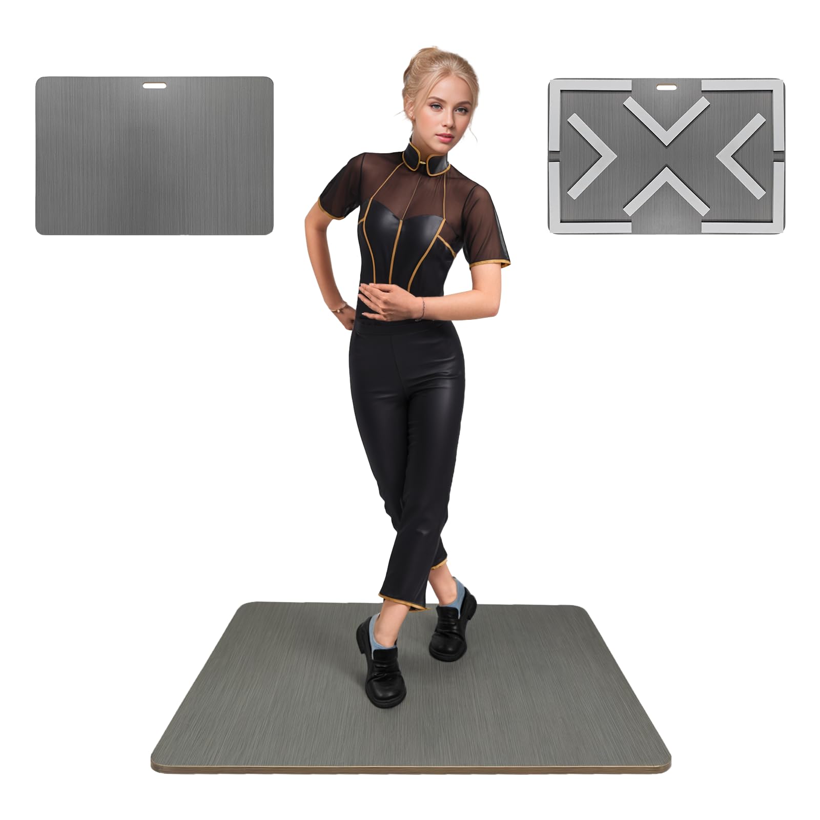 Besutosera Tap Board for Tap Dancing Portable Tap Dance Board - Ideal for Dancers Home & Outdoor, Portable Stage Platform, Versatile Dance Floor Tiles - Pro-Quality Tap Dancing Practice Board