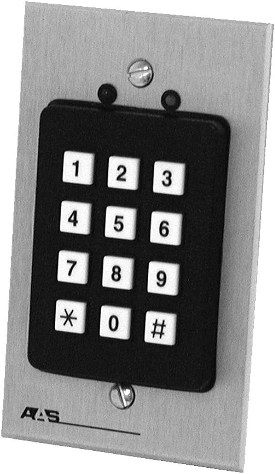 AAS Wiegand Output Keypad - single gang mount 12-000SG
