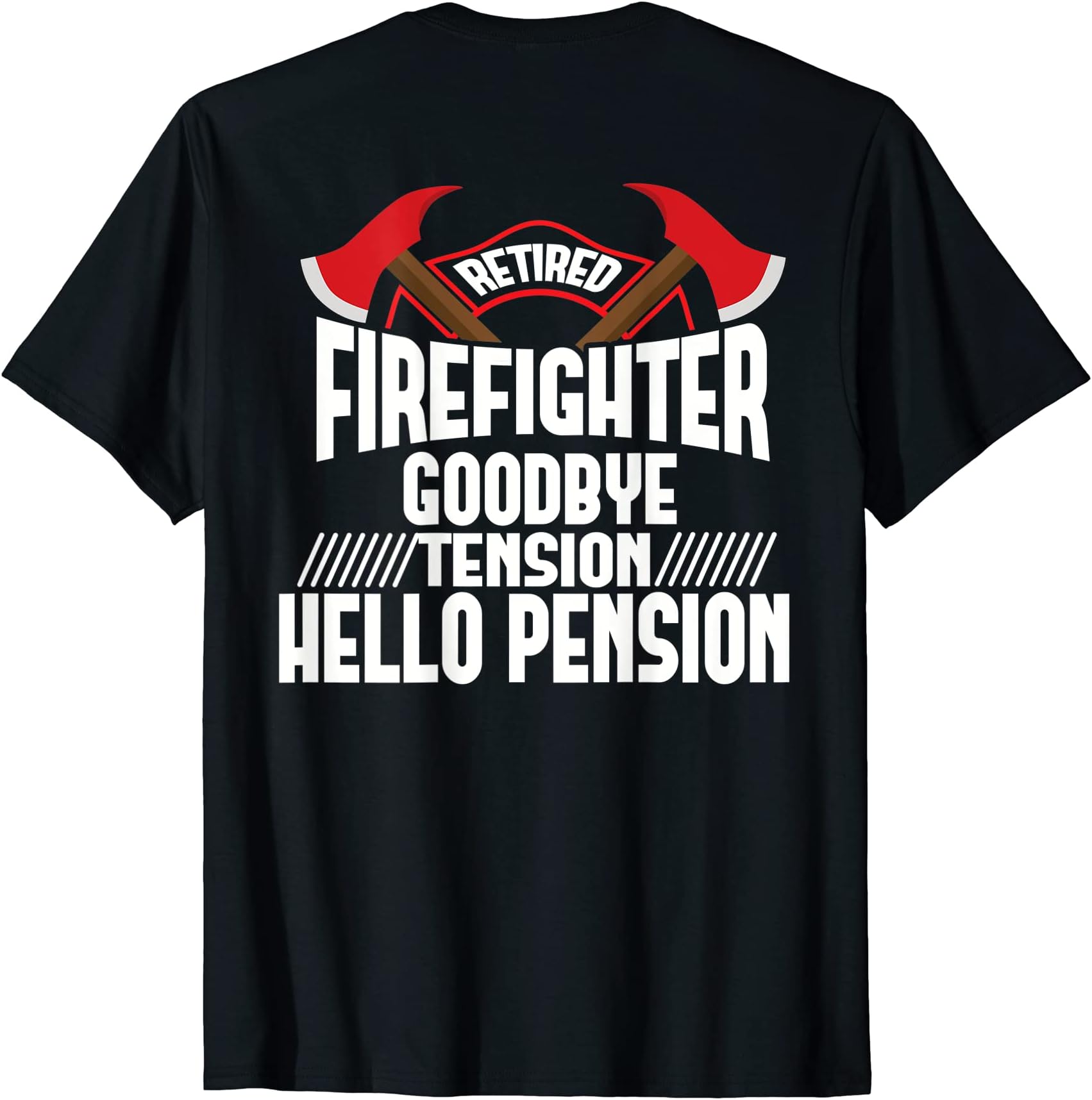 Retired Firefighter Retirement - Valmar GearRetired Firefighter Thin Red Line Retirement Party Gift T-ShirtOEKO-TEX STANDARD 100