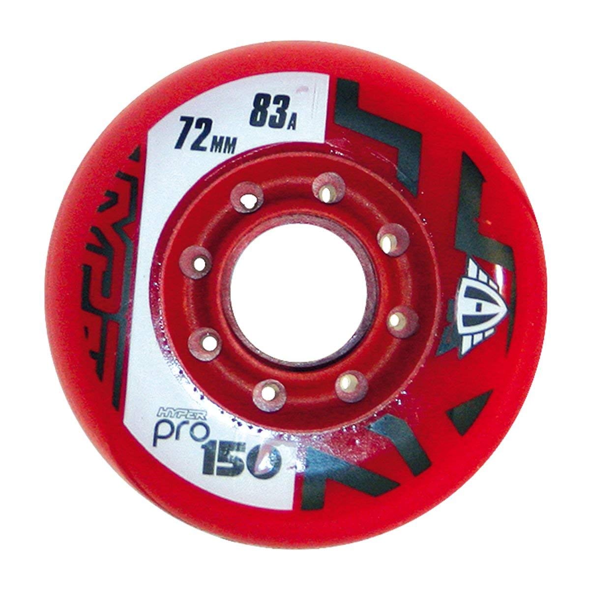 Hyper - Hyper Pro 250 ruote - ITAK-72500-40609 - 72mm, Confezione da 4 ruote