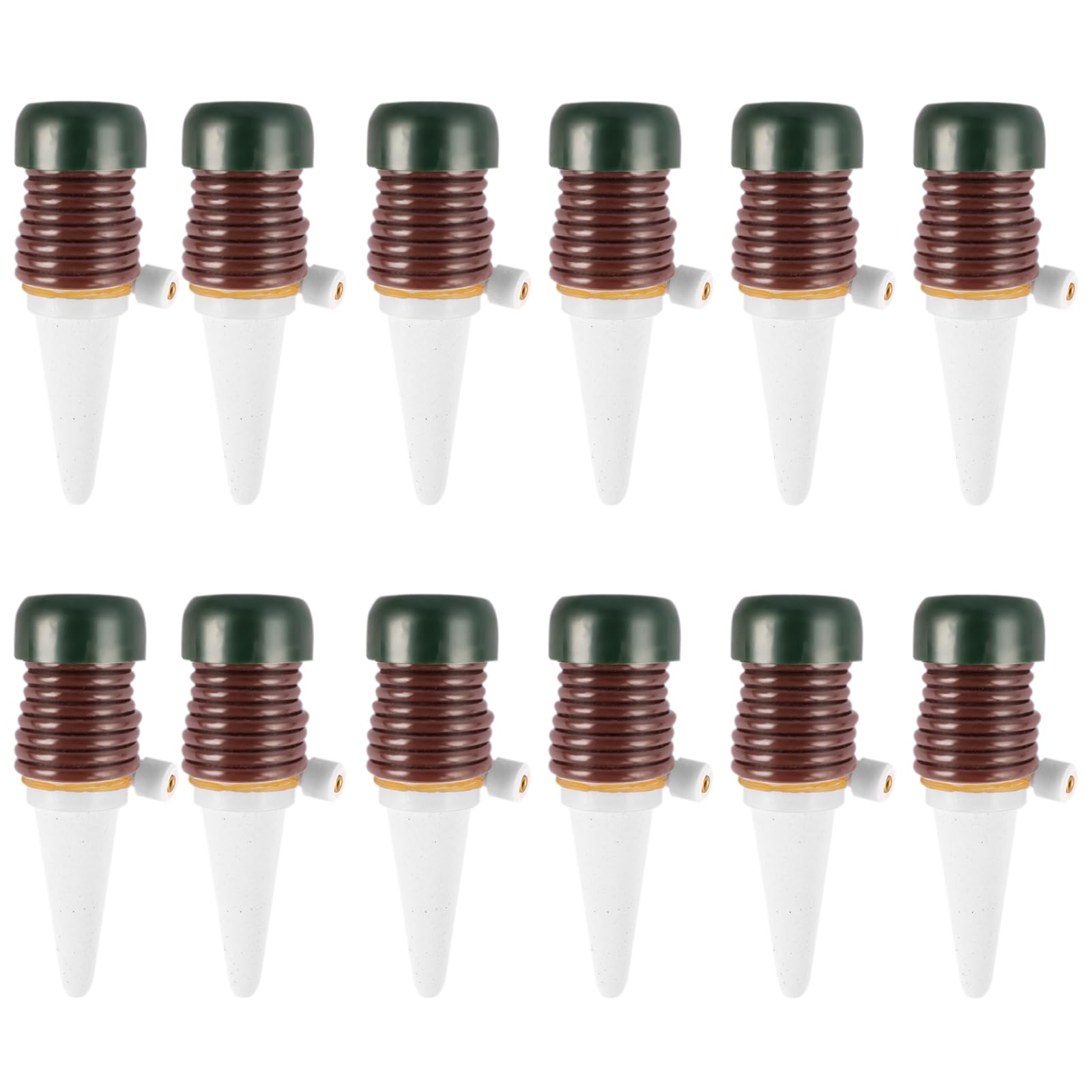 Necdeol 12 stuks waterdispenser voor kamerplanten, automatische irrigatie voor planten, planten, irrigatie, kleikegel met slang, waterdispenser voor kamerplanten en bloemen