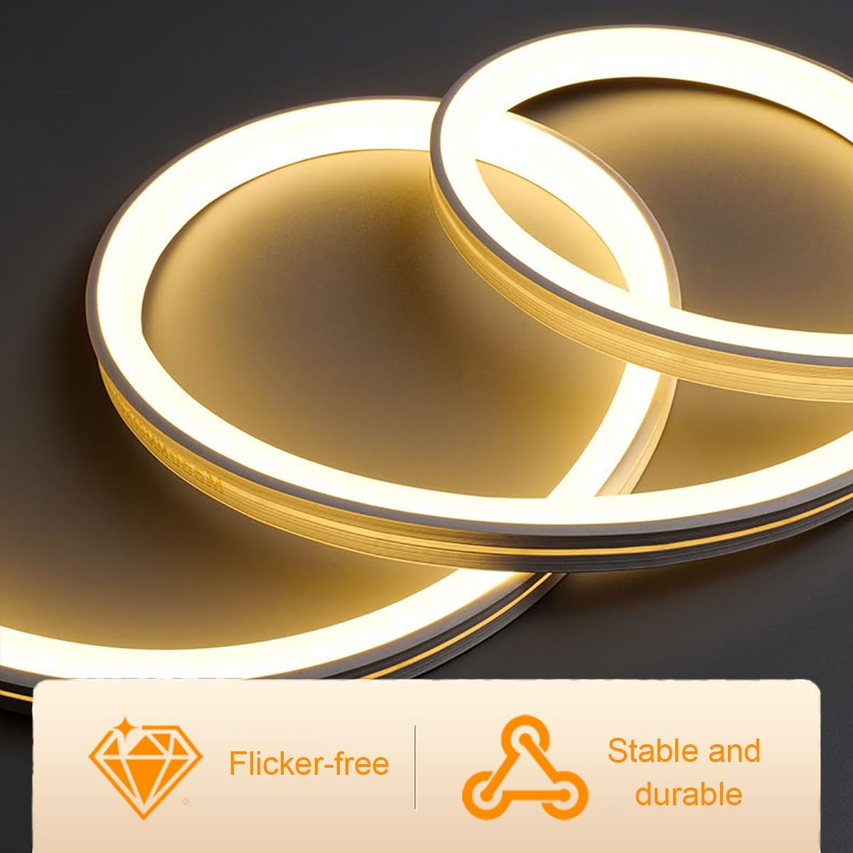 Reloj de pared decorativo con luz LED, movimiento silencioso, diseño geométrico moderno para decoración de sala de estar y dormitorio, sin tictac, fácil de instalar, elegante acento para el hogar
