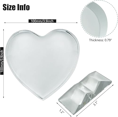 Miniatura 12 de Ismosm Sublimation Crystal Blanks, Two Pack Glass Plaque Blanks for Sublimation Award Plaque, Picture Frame, Sublimation Gifts, Crystal Tabletop