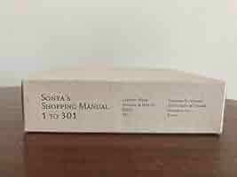 ソニアズ　ショッピングマニュアル　合本　1 to 301 初版本 SONYA'S SHOPPING MANUAL 1TO 301 ソニアのショッピング