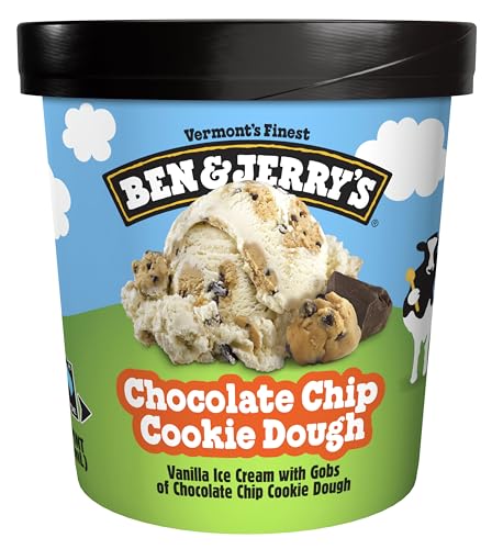 Ben & Jerry's Chocolate Chip Cookie Dough Ice Cream Pint 16 oz