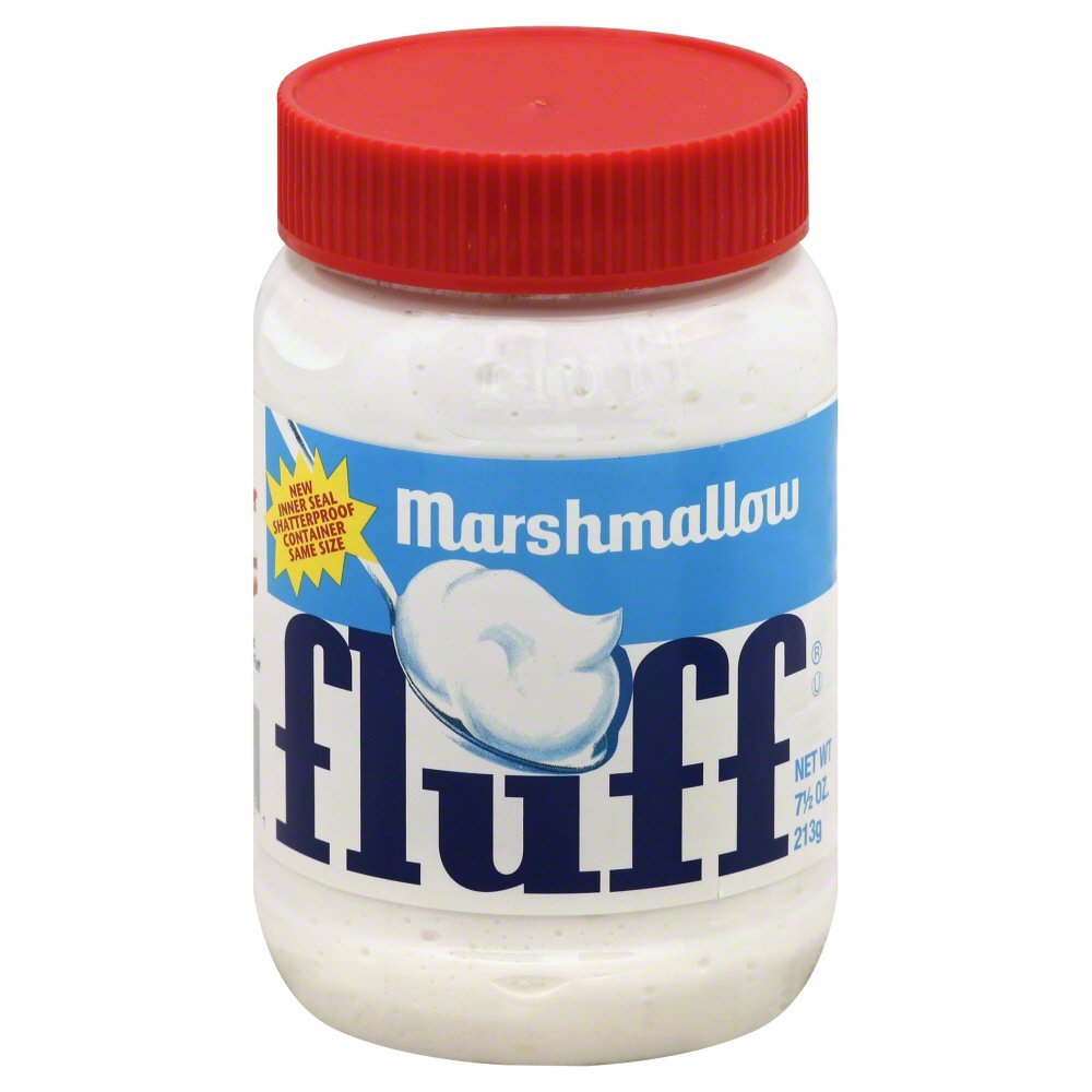METERO Fluff, Marshmallow Sprd, 7.5-Ounce (12 Pack) by Durkee-Mower Marshmallow Fluff.