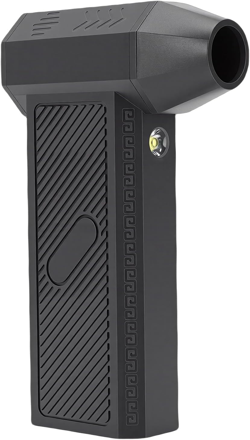 Cordless Air Duster, 3 Speed Adjustable 130000RPM Rechargeable Air Duster ABS Material 5000mAh Battery for Electronics Cleaning Home Office Keyboard Camera Gear and Workshop Use