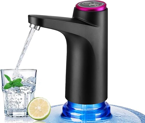 Miniatura 8 de Dispensador de botella de agua, bomba automática de agua potable, bomba de botella de agua portátil para carga eléctrica USB universal de 3, 4 y 5