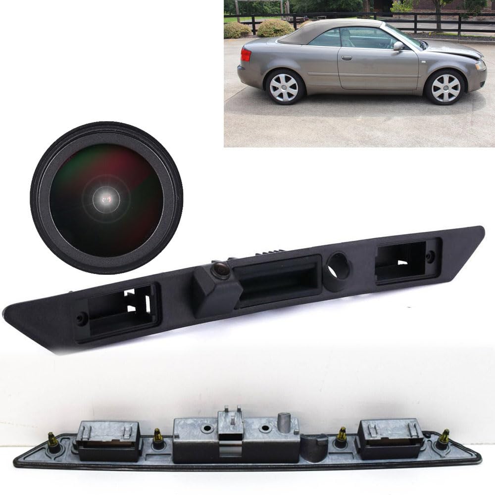 Maniglia Portellone Con Telecamera Posteriore HD 1280x720 Per Audi A4 S4 RS4 Avant Cabrio – Con/Senza Foro Serratura