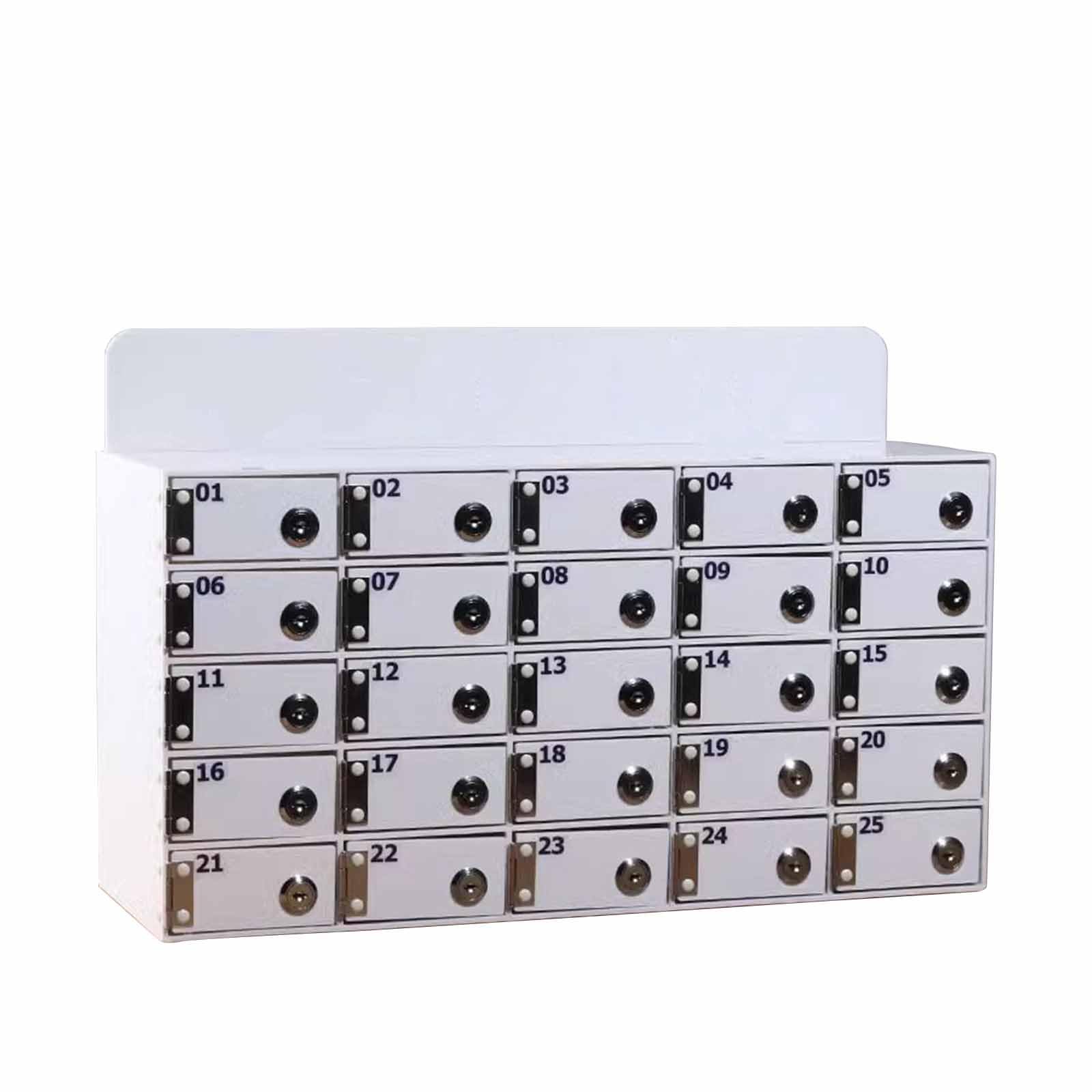 Armario de almacenamiento acrílico para teléfono con 15 ranuras para colgar en la pared para el aula teléfono caja de almacenamiento personal ideal para escuelas y oficinas color: B