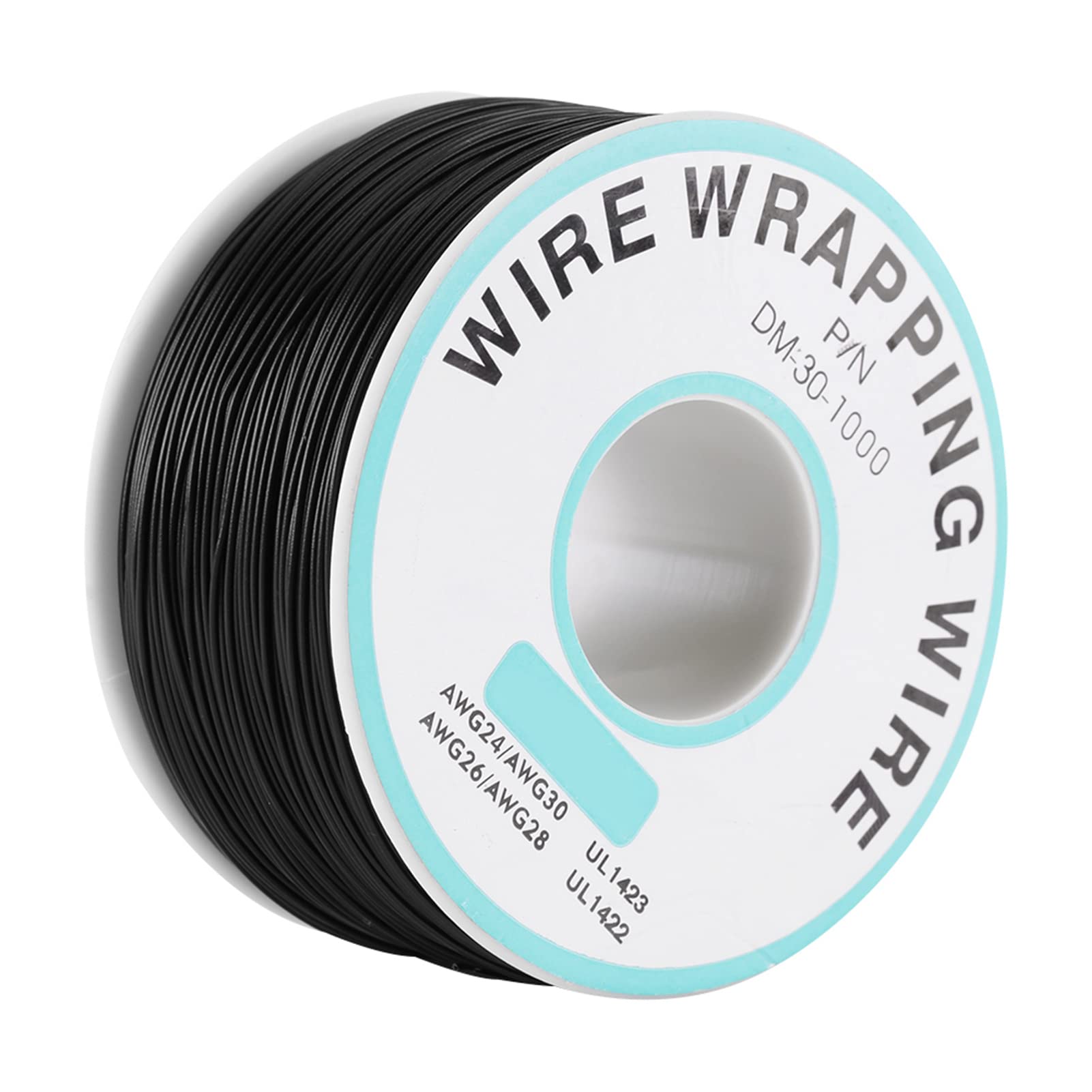 Kabel 0,25 mm drut pojedynczy przewód plażowy 30AWG 250 metrów czarny 7 x 7 x 4 niektóre 28-30awg Kynar Single Wire 0,05 mm 300c