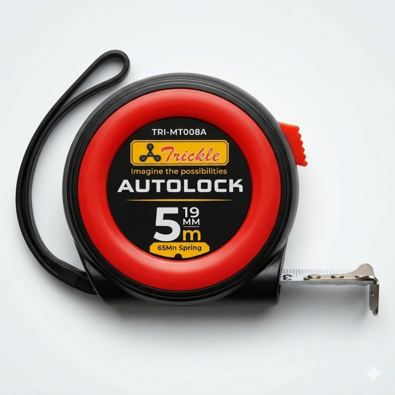 5 Meter Auto Lock Measuring Tape (16 Ft) Heavy Duty Retractable Inch & Metric Scale Tape Measure with Magnetic Hook & Smooth Push Button Dual Side Markings for Construction DIY & Engineering-picture-21