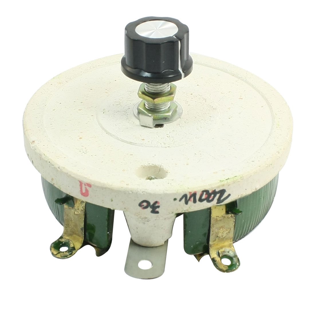 Aexit 200W 30 Ohm Potenciómetro de cerámica Potencia cónica variable Reostato Resistor (7b2536e8b6014d284cc194cf50260d97)